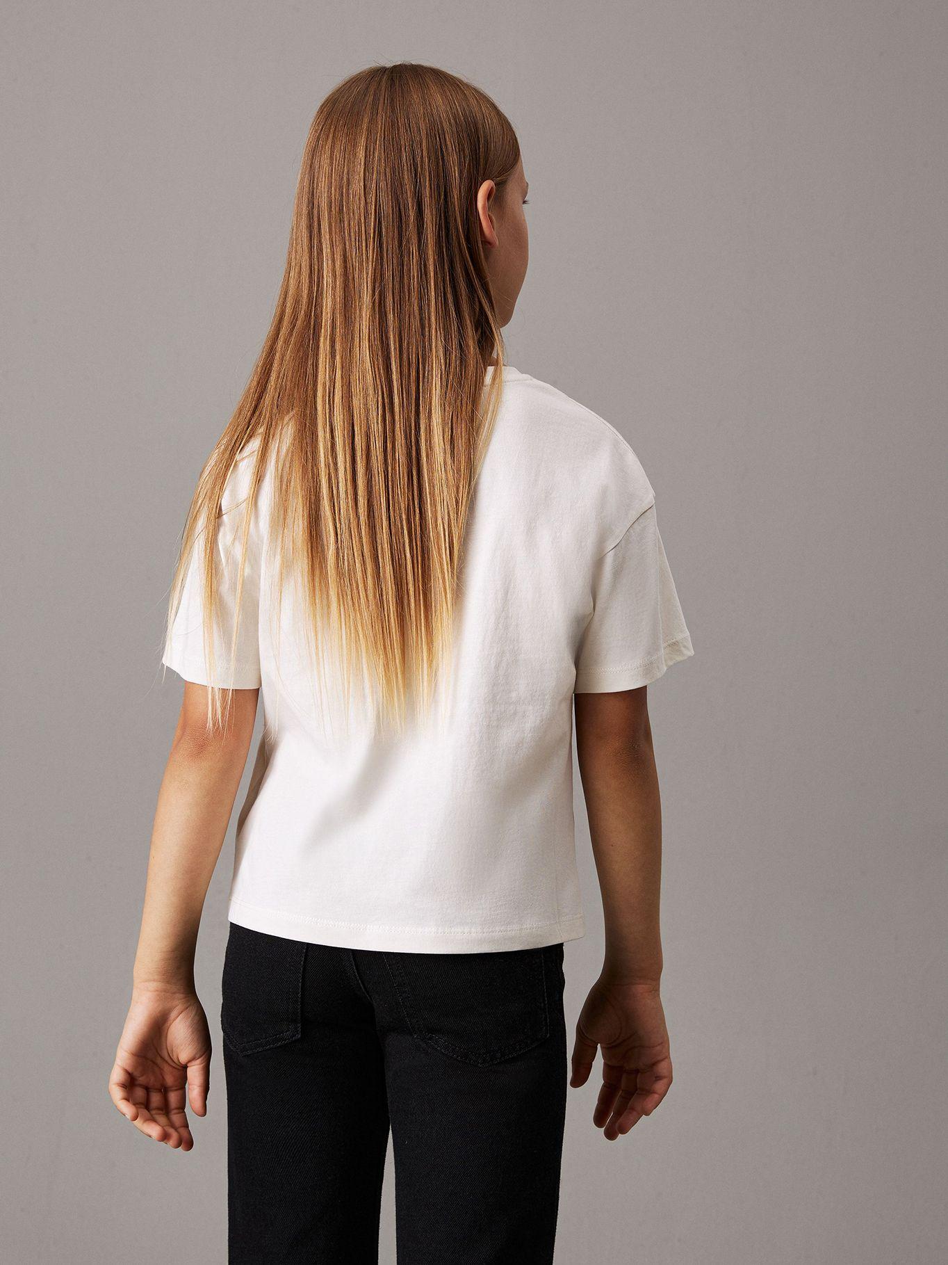 Polera Niña City Graphic Blanco Calvin Klein-2