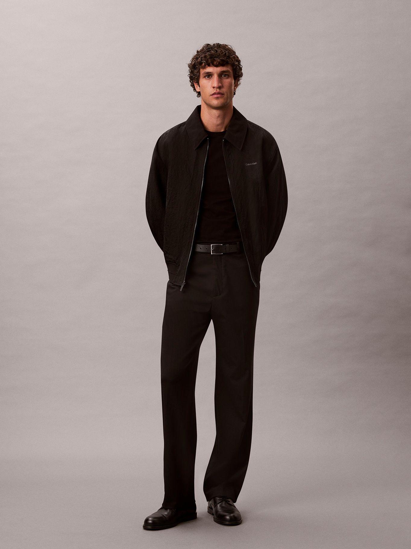 Polera Slim de Manga Corta Negro Calvin Klein-3