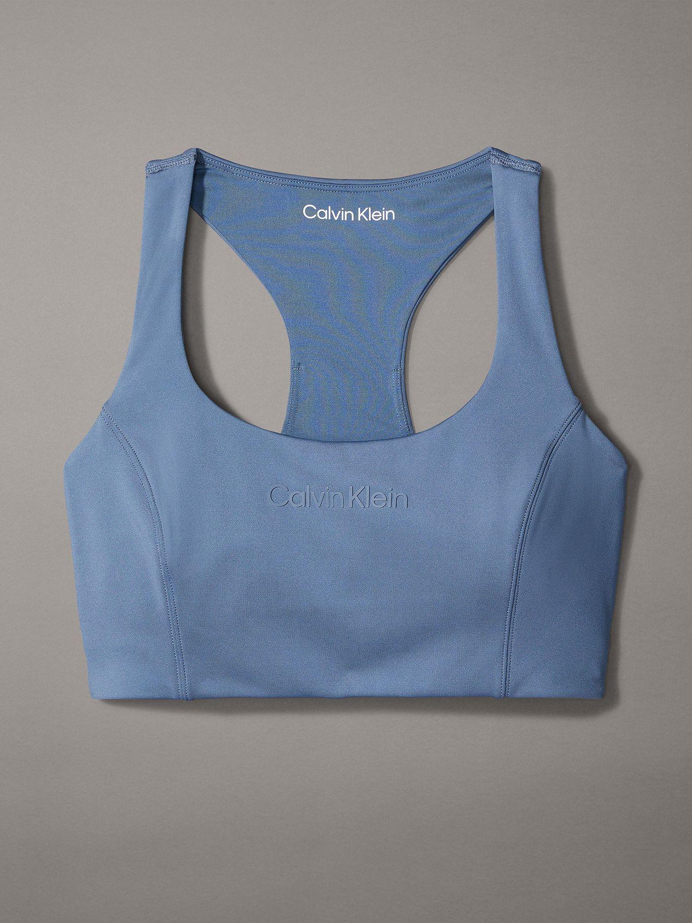 Bralette Deportivo Mediano Impacto Azul Calvin Klein-5