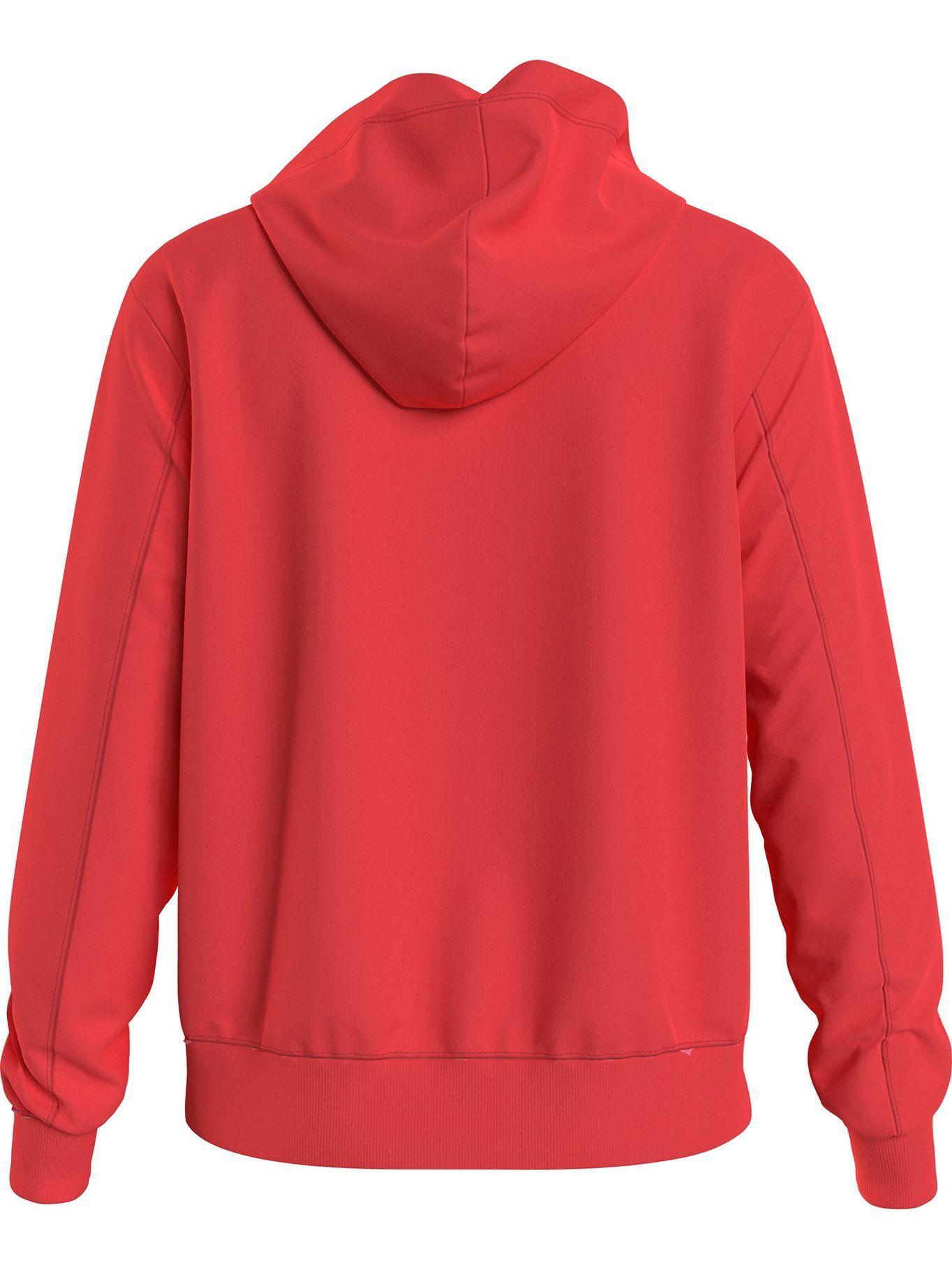 Hoodie Monogram Logo Rojo Calvin Klein-1