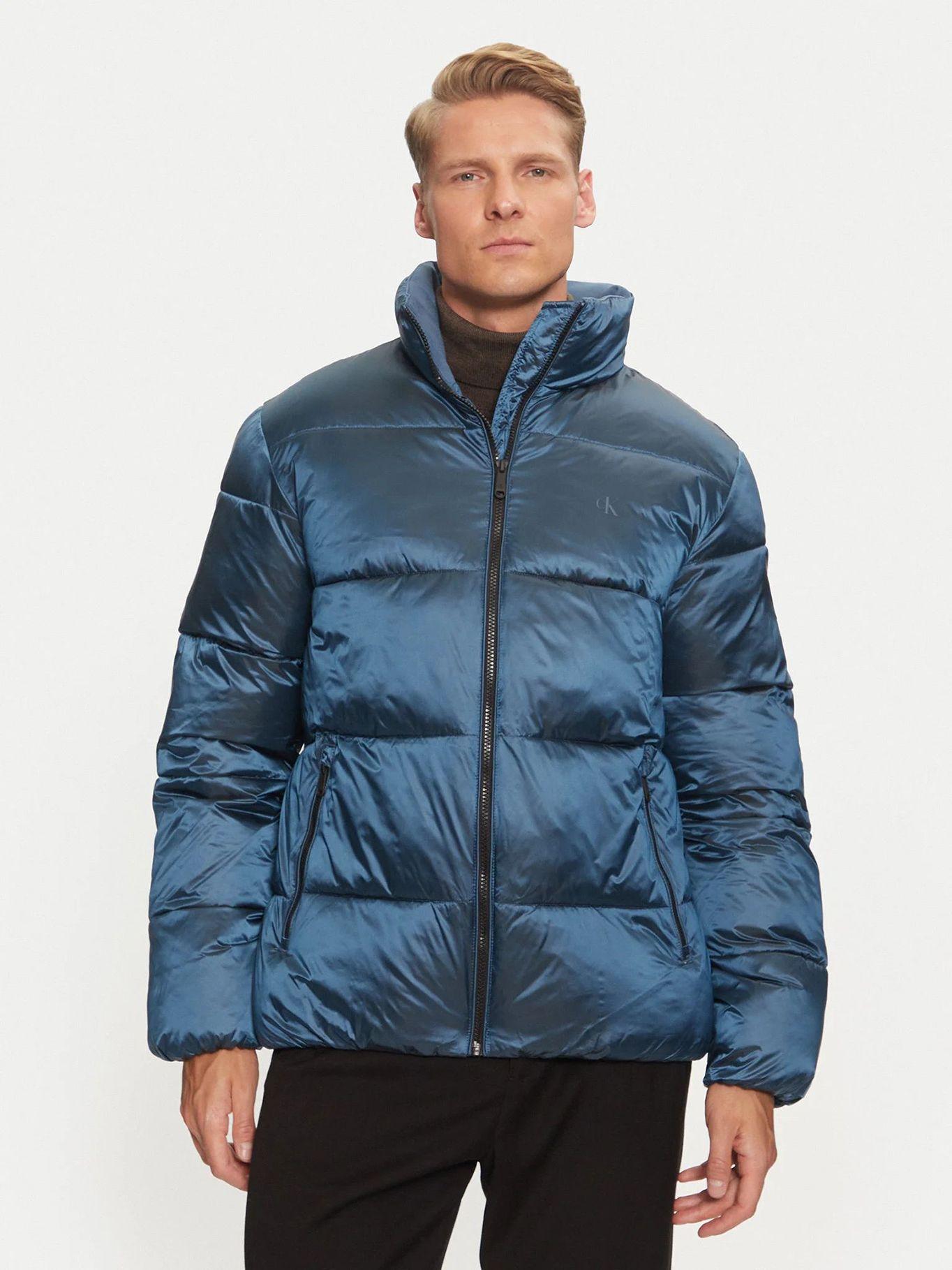 Parka Two Tone Puffer Azul Calvin Klein-0