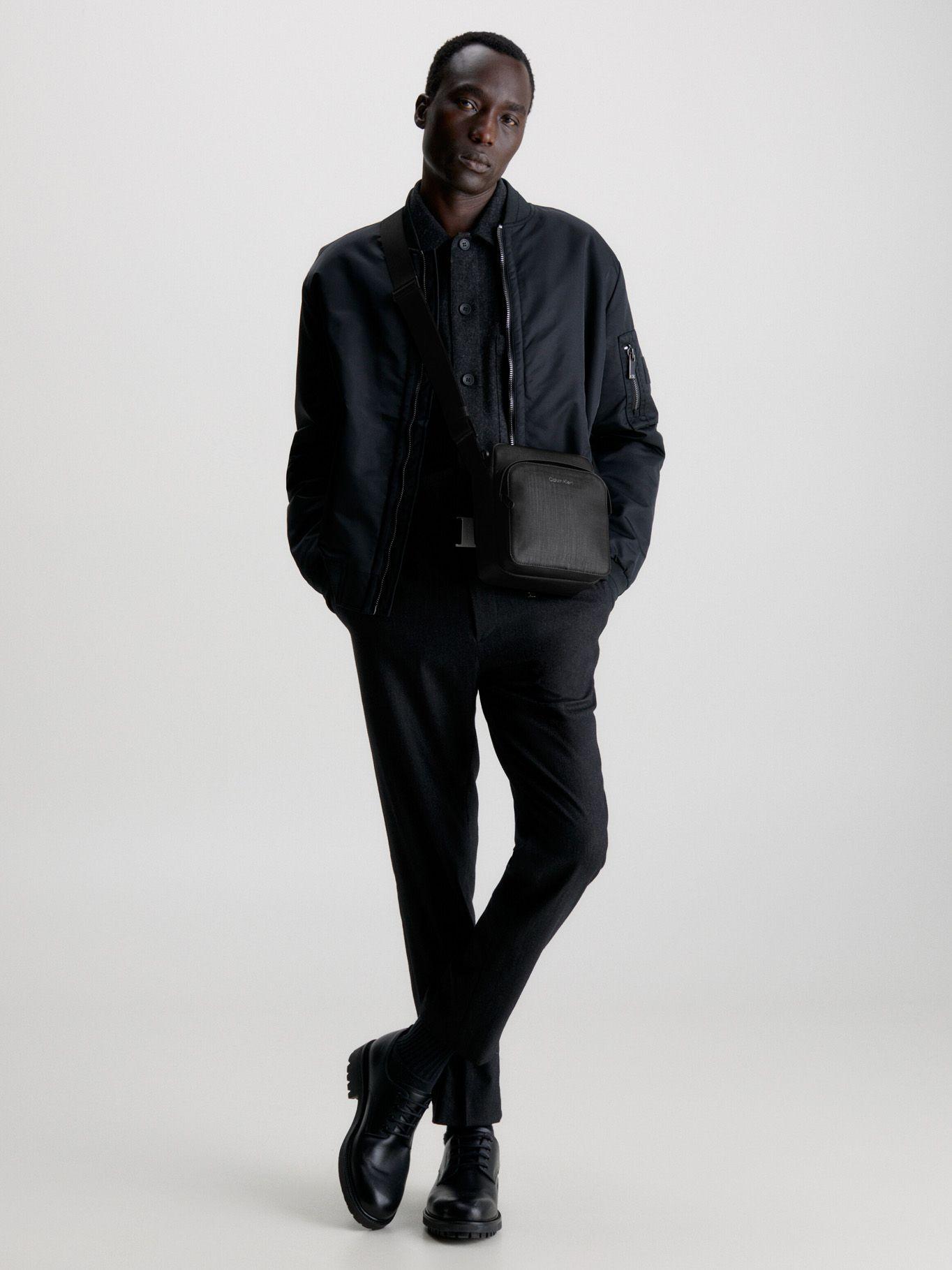 Bandolera Ck Must Reporter Check Negro-4