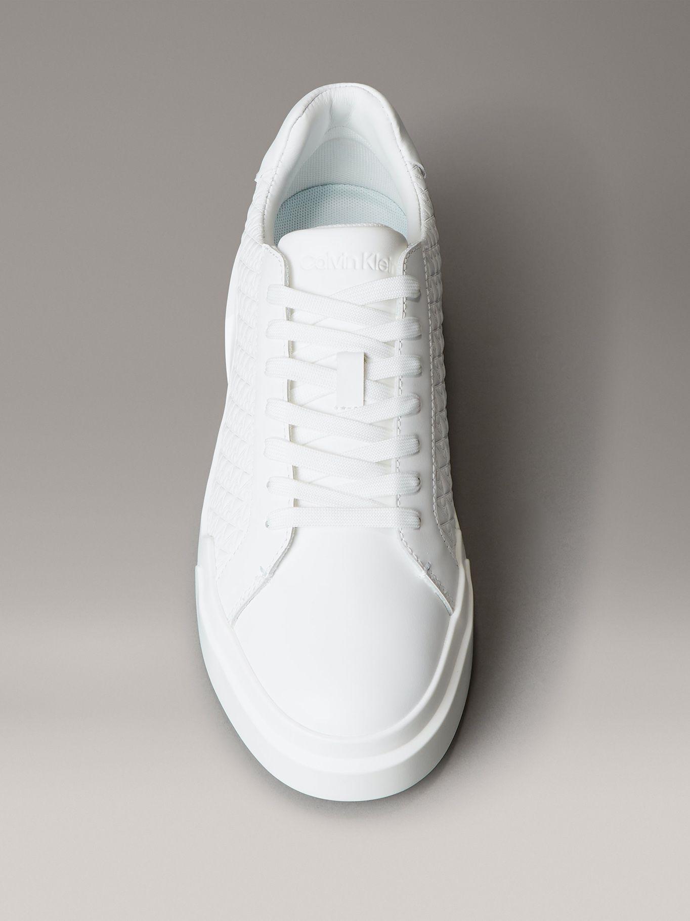 Zapatillas Estampado en Relieve Blanco Calvin Klein-2