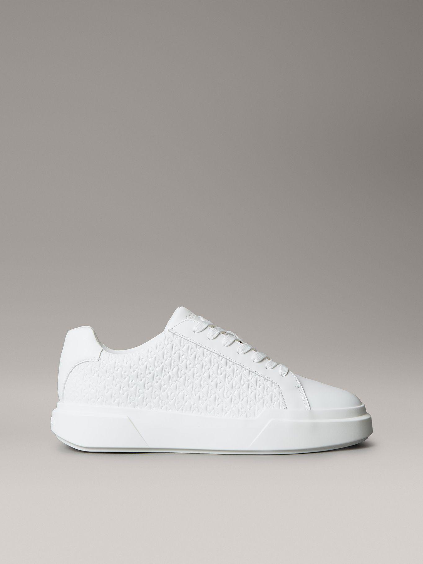 Zapatillas Estampado en Relieve Blanco Calvin Klein-4