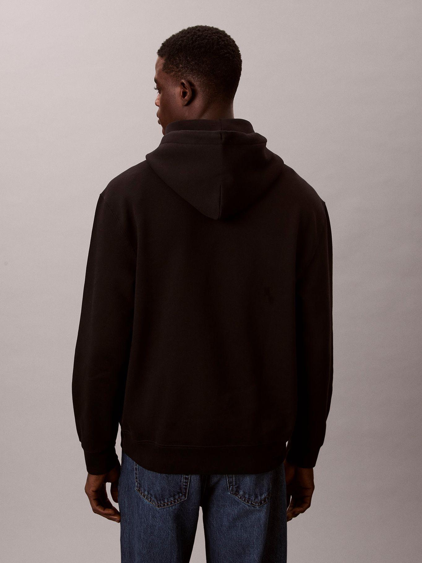 Polerón con Gorro y Monograma Negro Calvin Klein-2