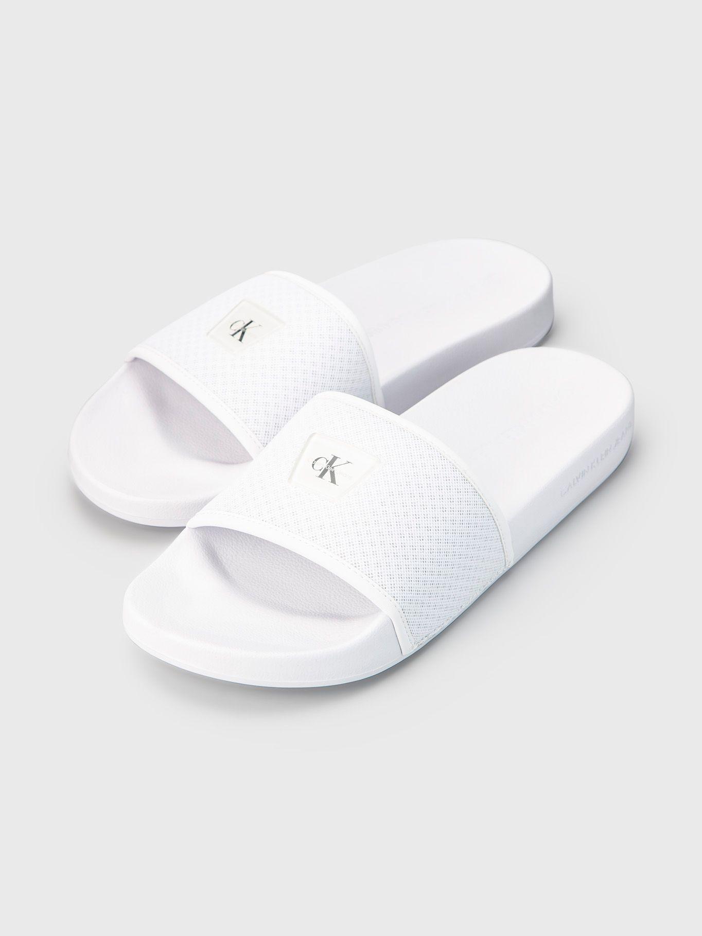 Sandalia Slide Jelly Blanco Calvin Klein-0