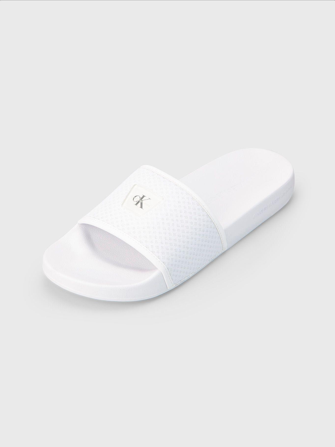 Sandalia Slide Jelly Blanco Calvin Klein-1