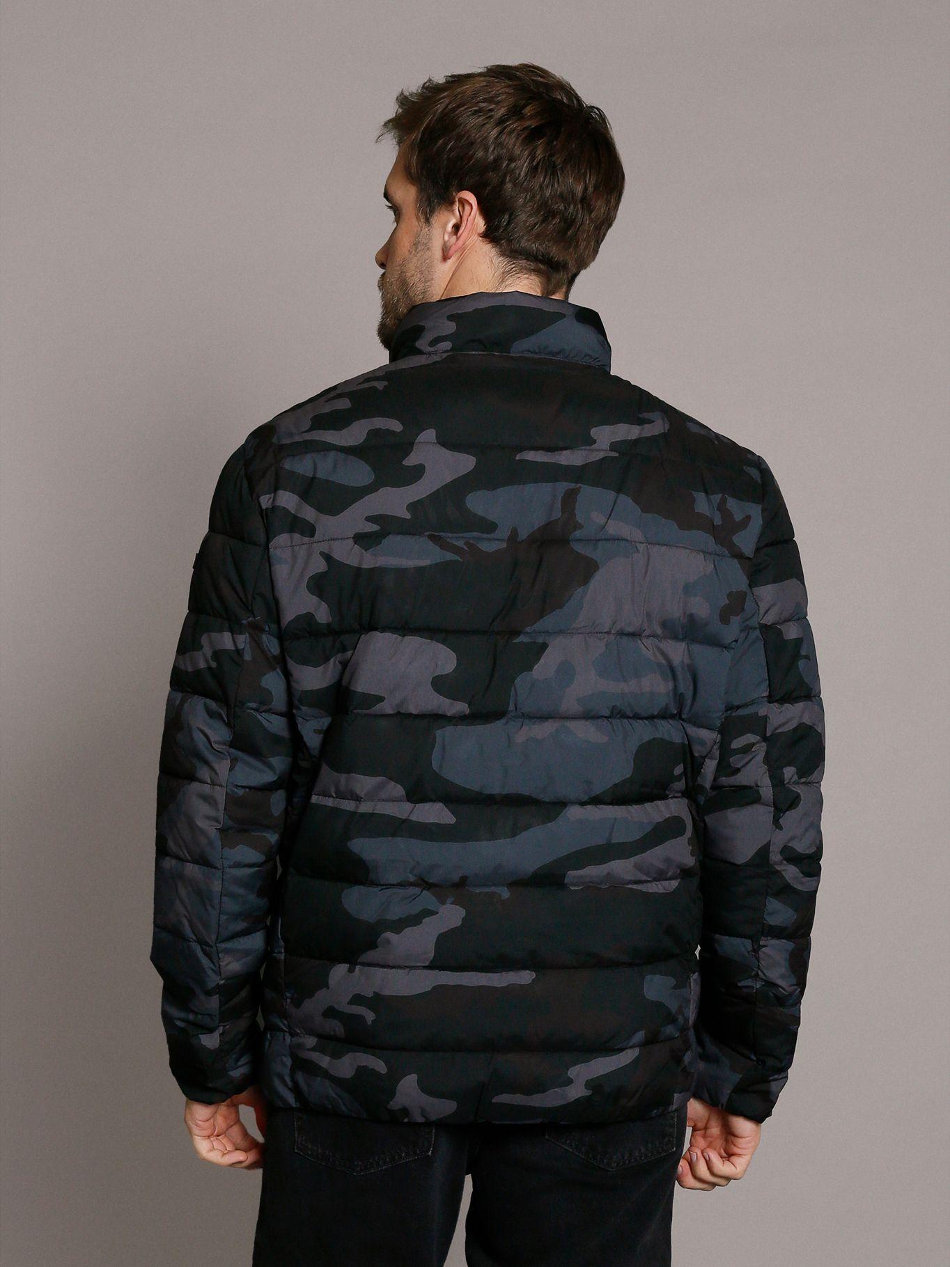 Parka Stretch Pufer Multicolor Calvin Klein-3