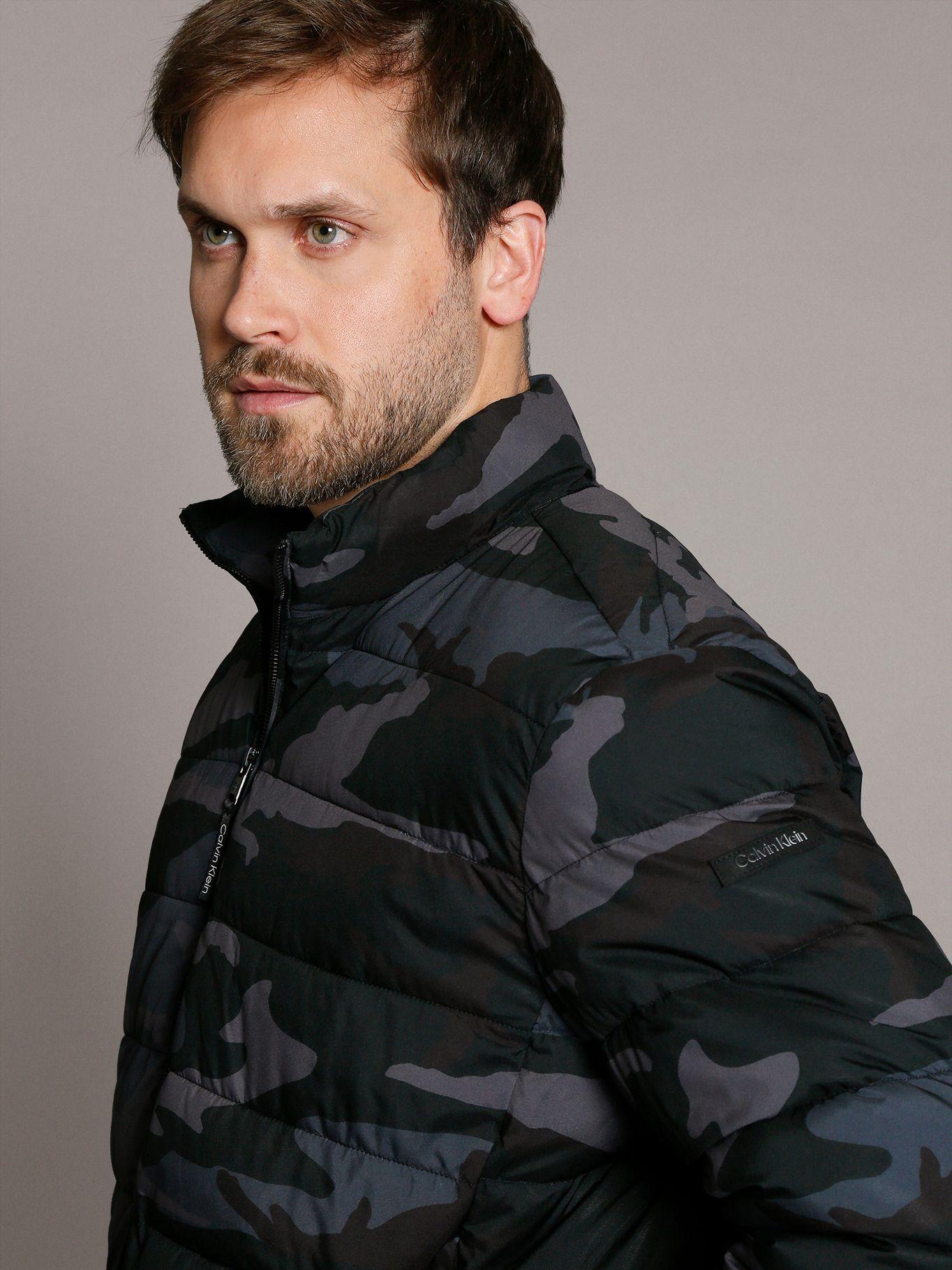 Parka Stretch Pufer Multicolor Calvin Klein-4