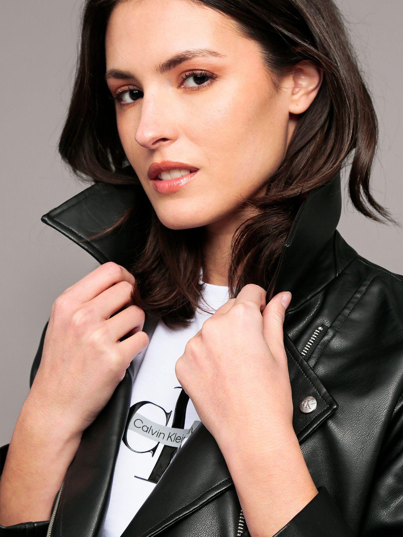 Chaqueta acabado estilo motociclista Negro Calvin Klein-5