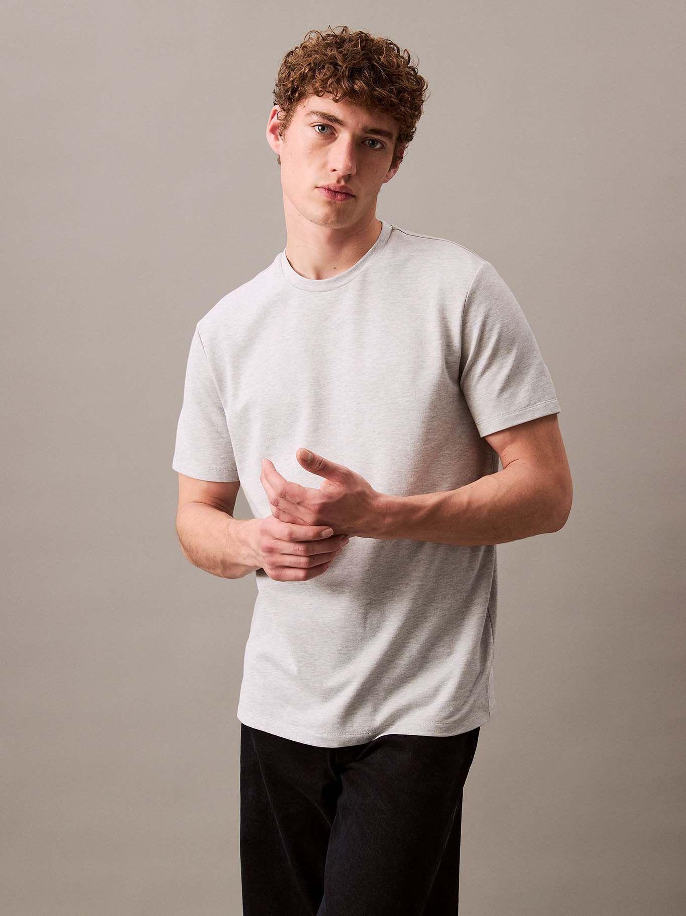 Polera con Logo - Tonal Gris Calvin Klein-0