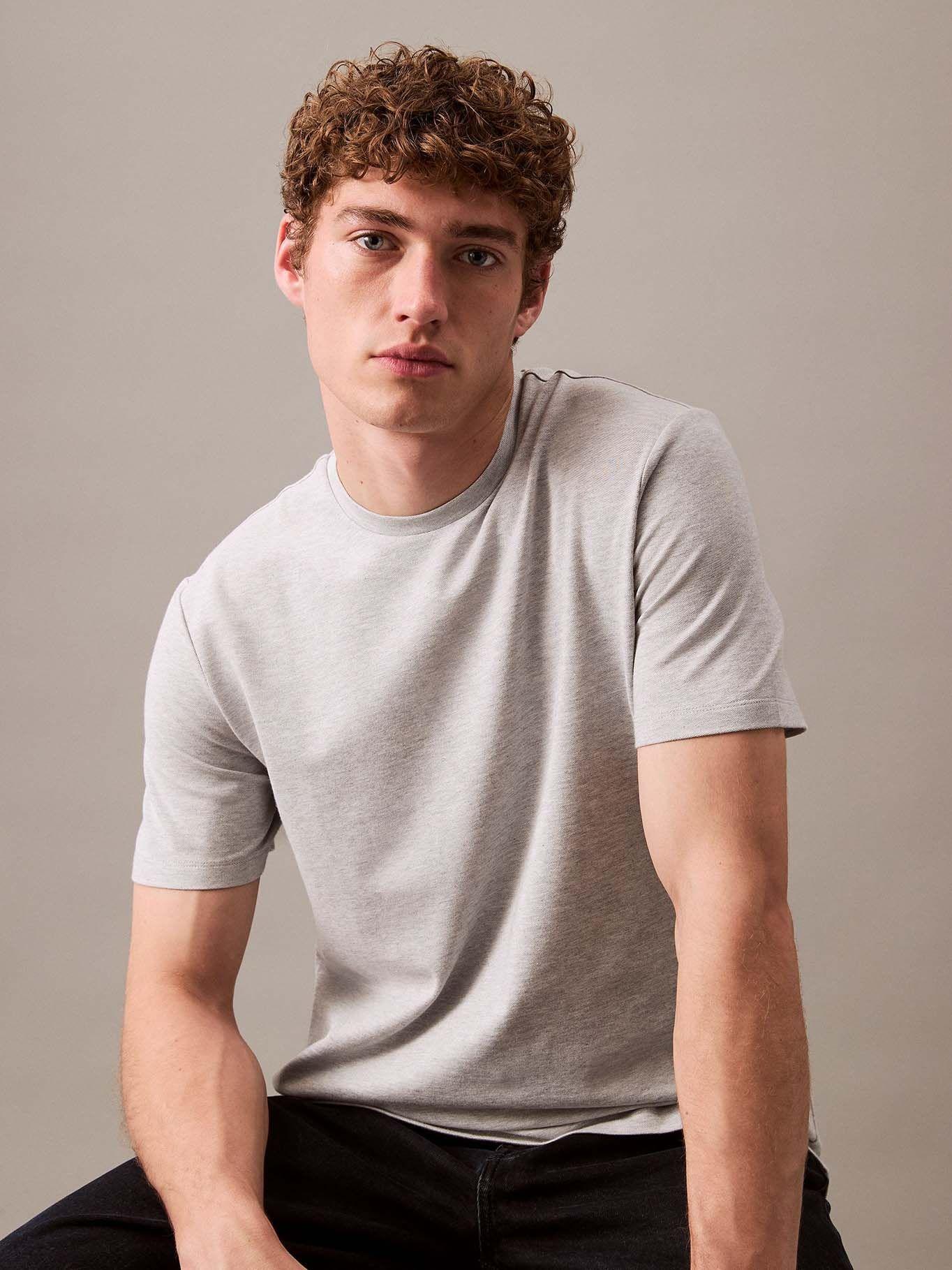Polera con Logo - Tonal Gris Calvin Klein-5