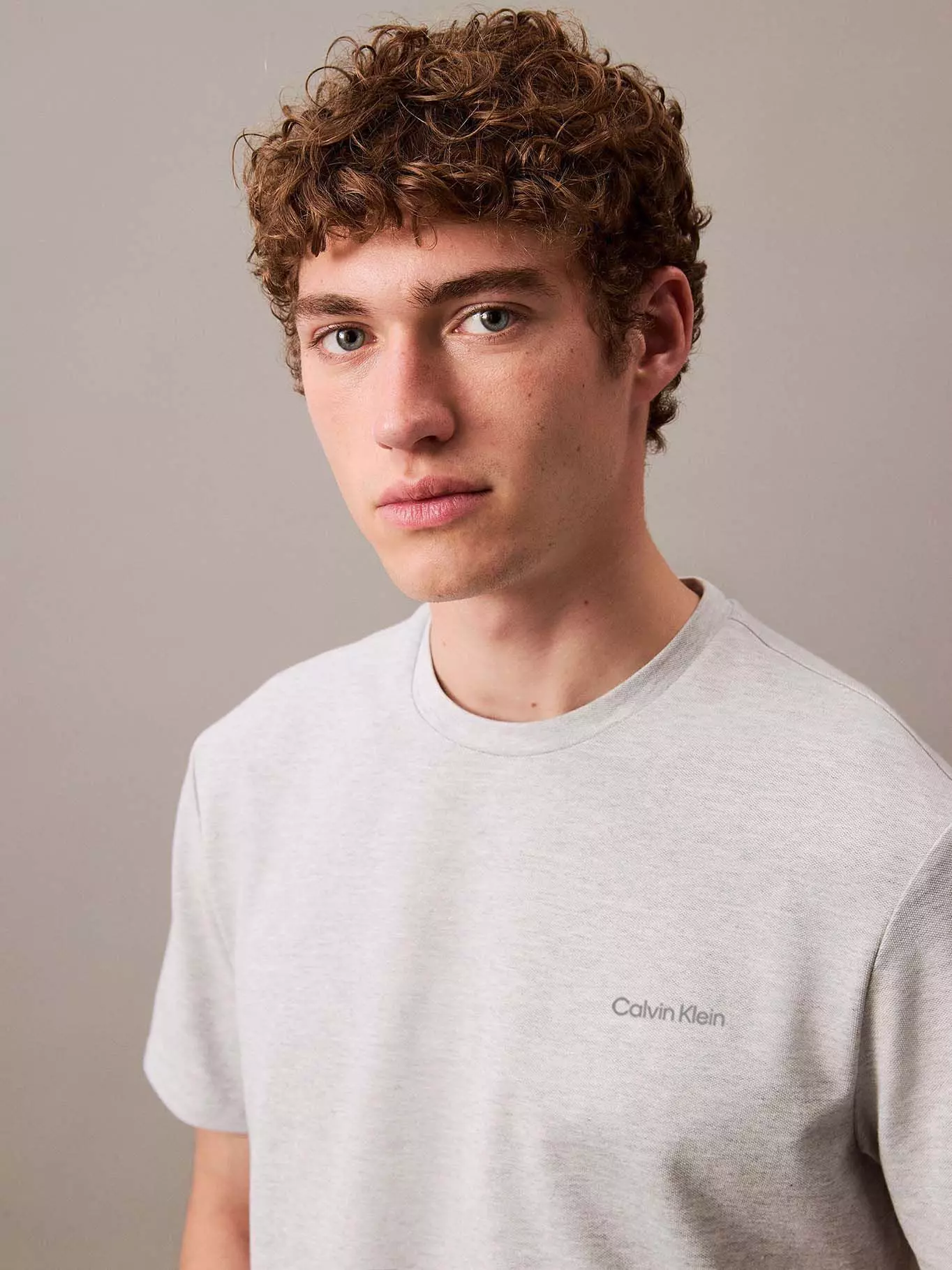 Polera con Logo - Tonal Gris Calvin Klein-3