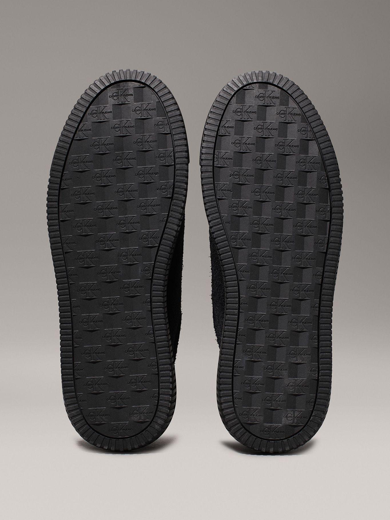 Zapatillas Chunky Cupsole Low Suede Negro Calvin Klein-3