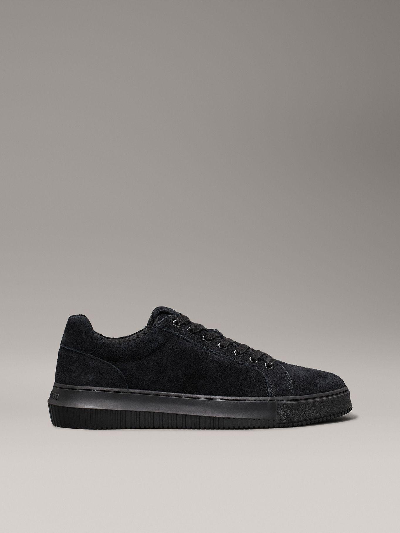 Zapatillas Chunky Cupsole Low Suede Negro Calvin Klein-4