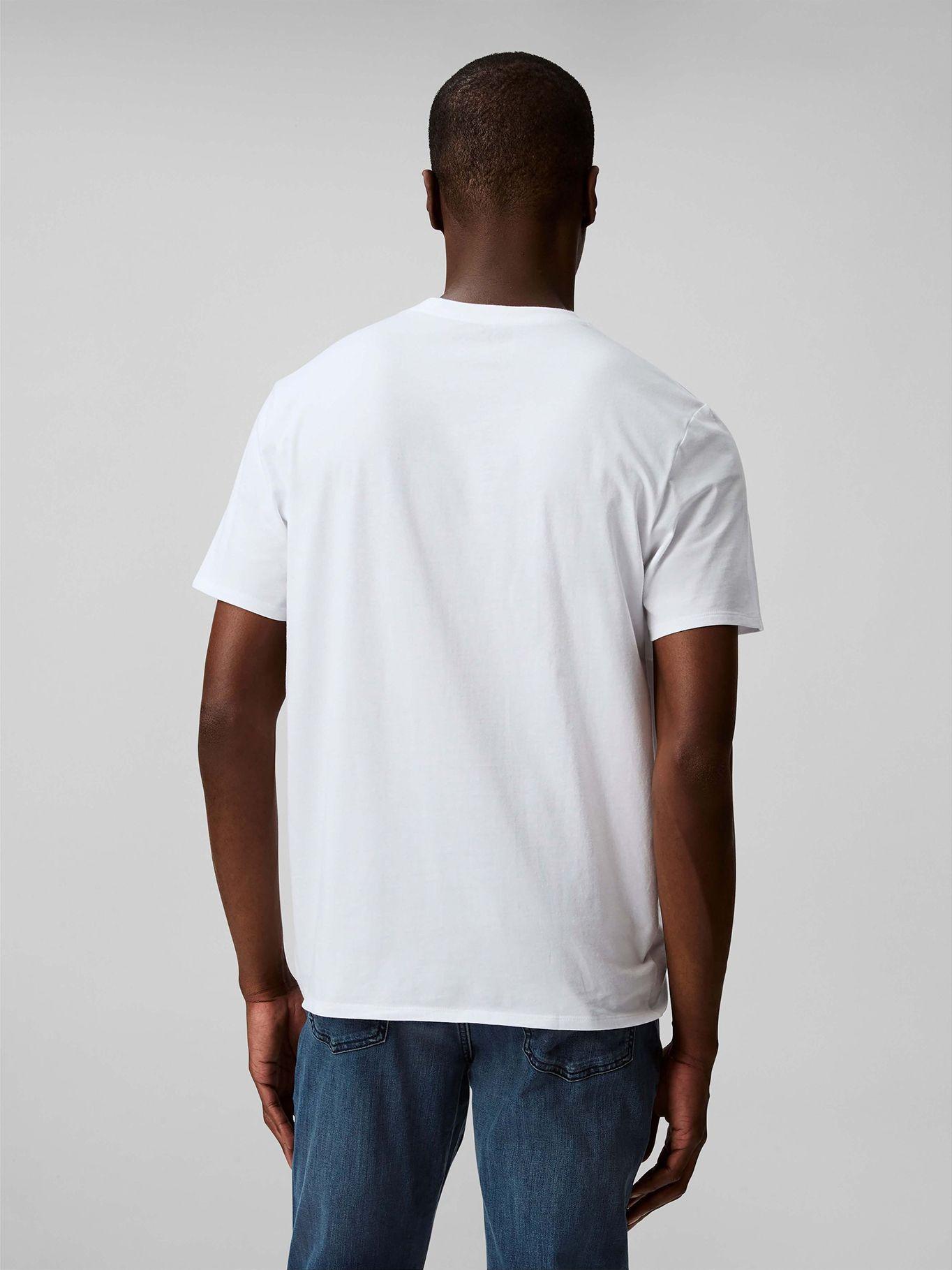 Polera Monogram Crew Blanco Calvin Klein-2