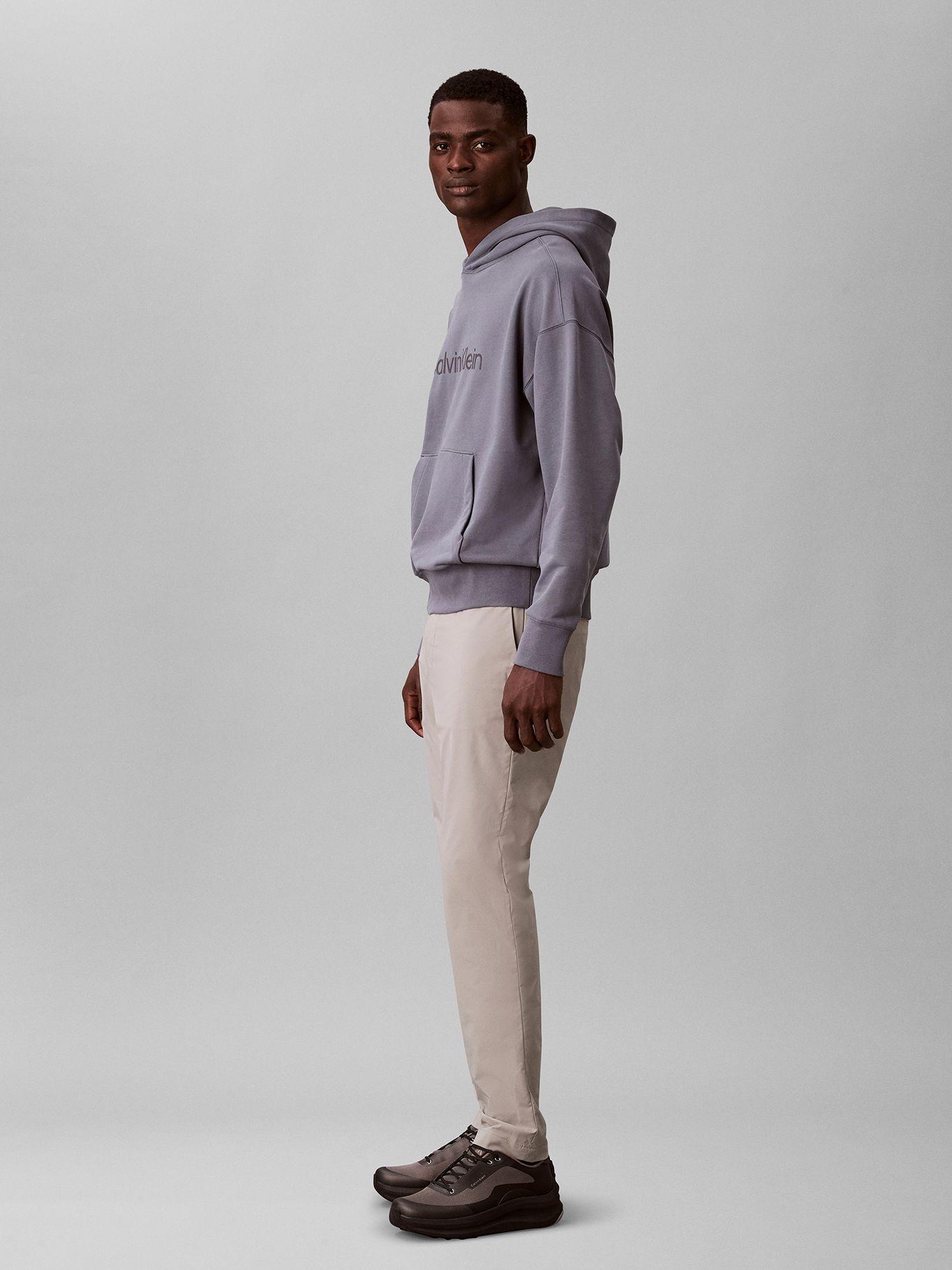 Pantalón Slim Tejido Elástico Beige Calvin Klein 250-4