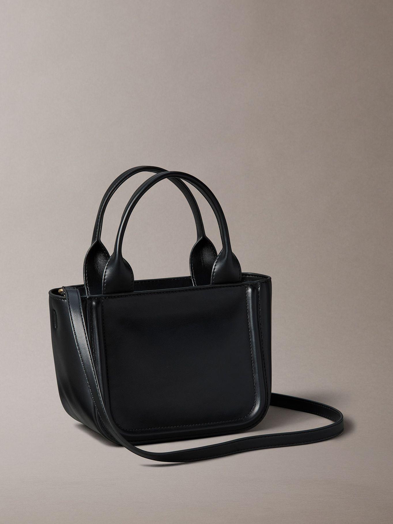 Cartera Tote Pequeña Con Logo Negro Calvin Klein-2