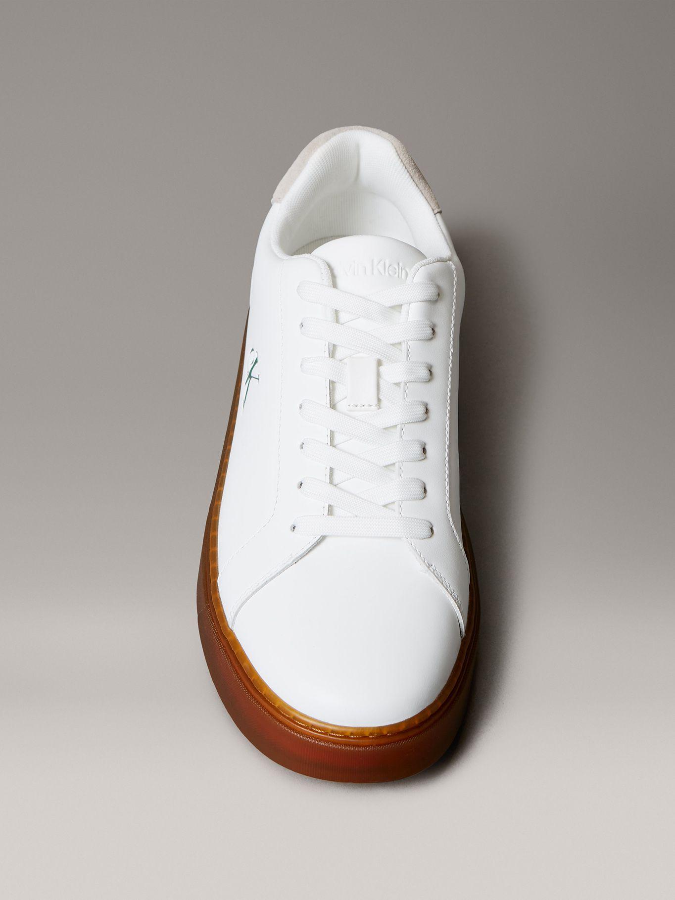 Zapatillas Classic en Cuero Blanco Calvin Klein-2