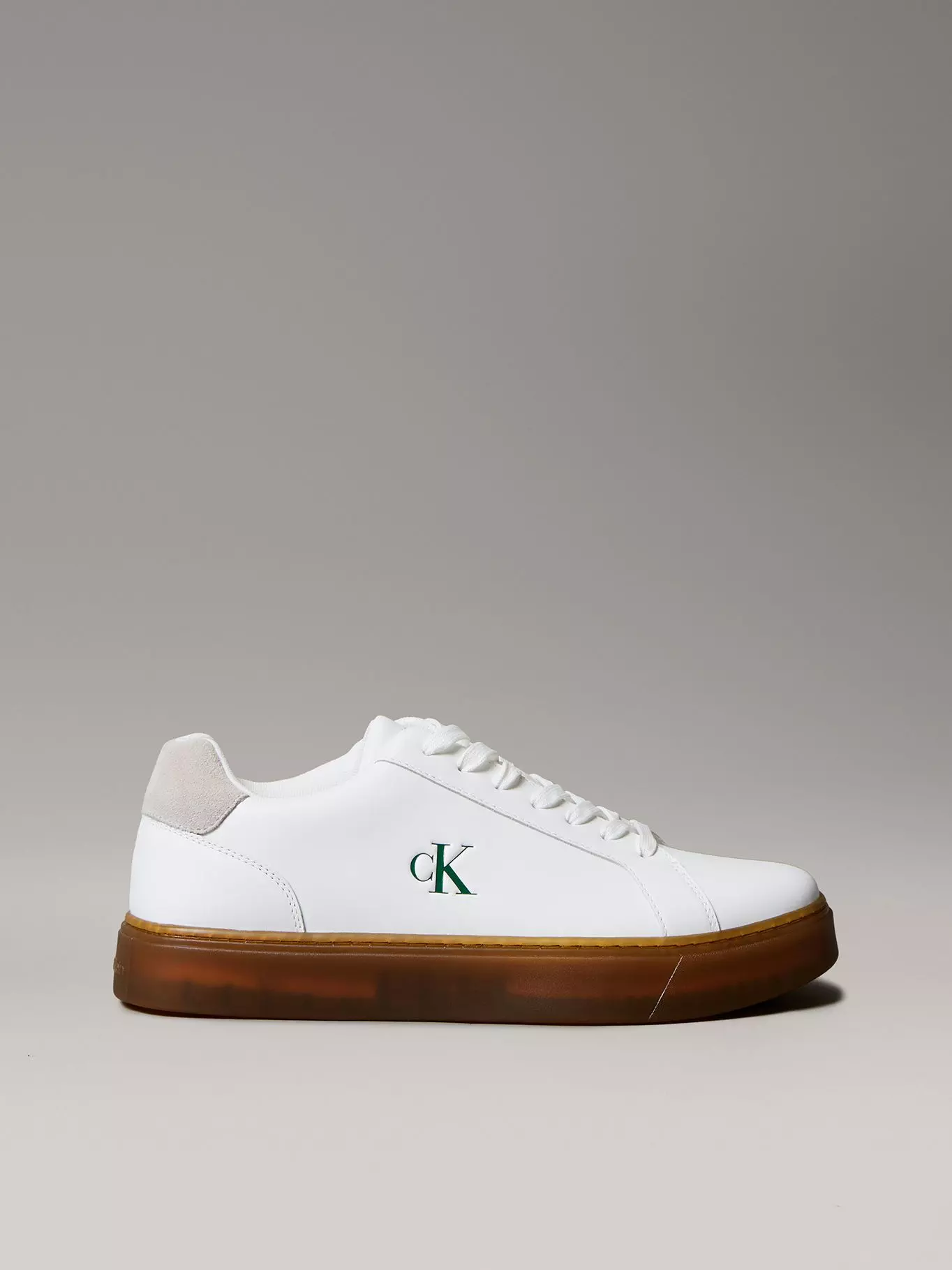 Zapatillas Classic en Cuero Blanco Calvin Klein-4