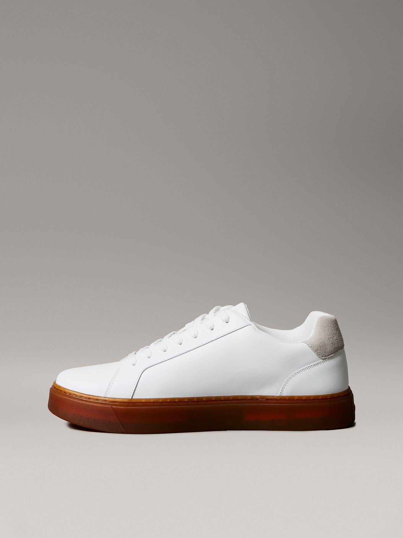 Zapatillas Classic en Cuero Blanco Calvin Klein-5