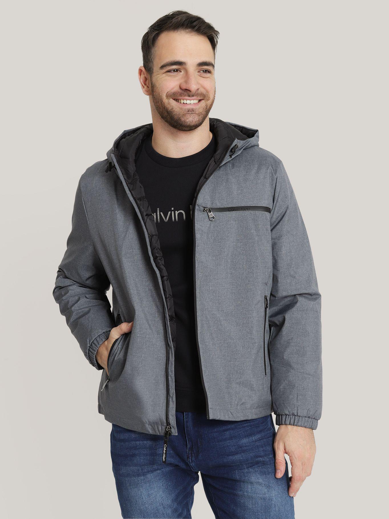 Chaqueta Stretch Gris Calvin Klein-0