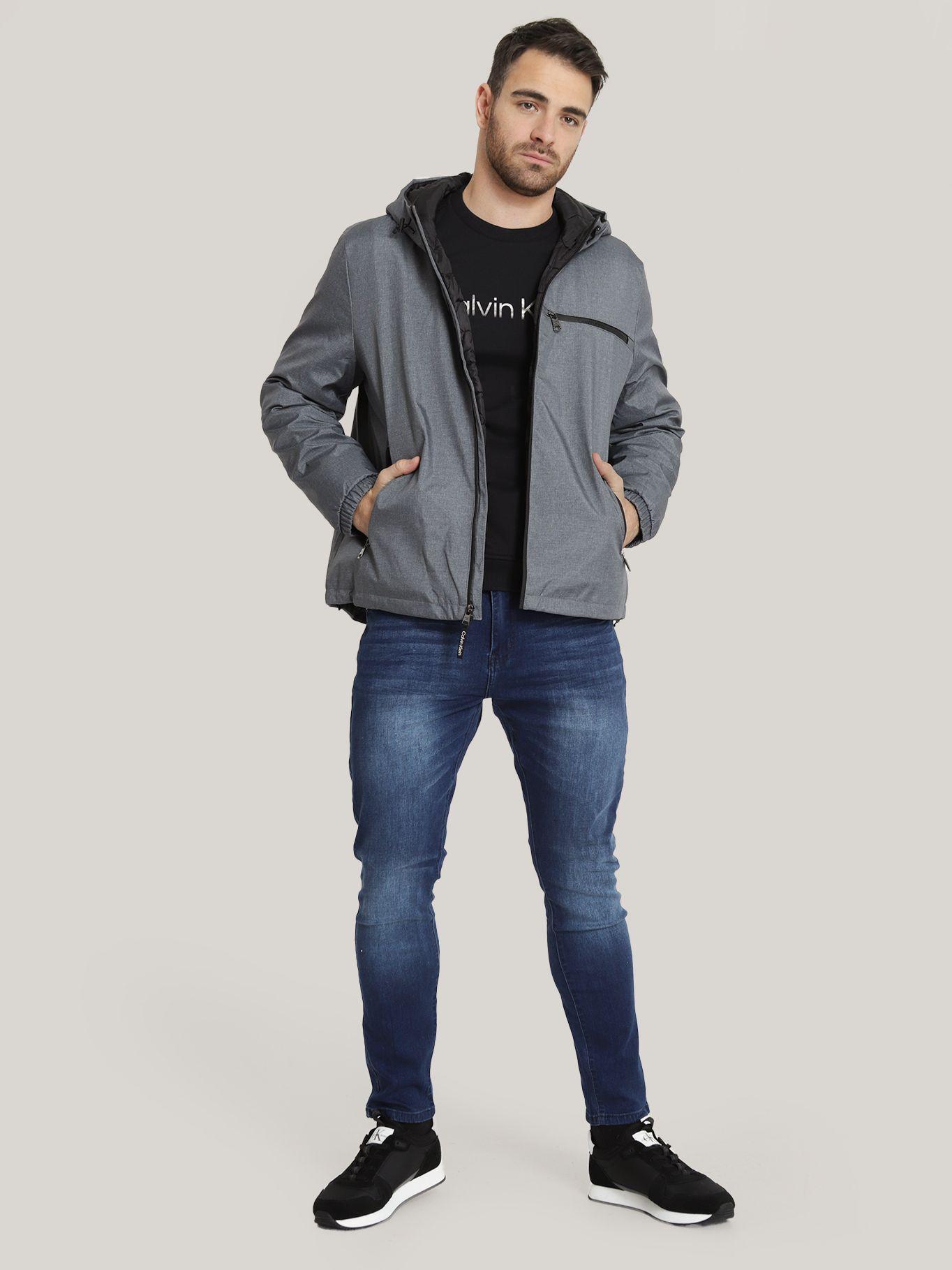Chaqueta Stretch Gris Calvin Klein-1