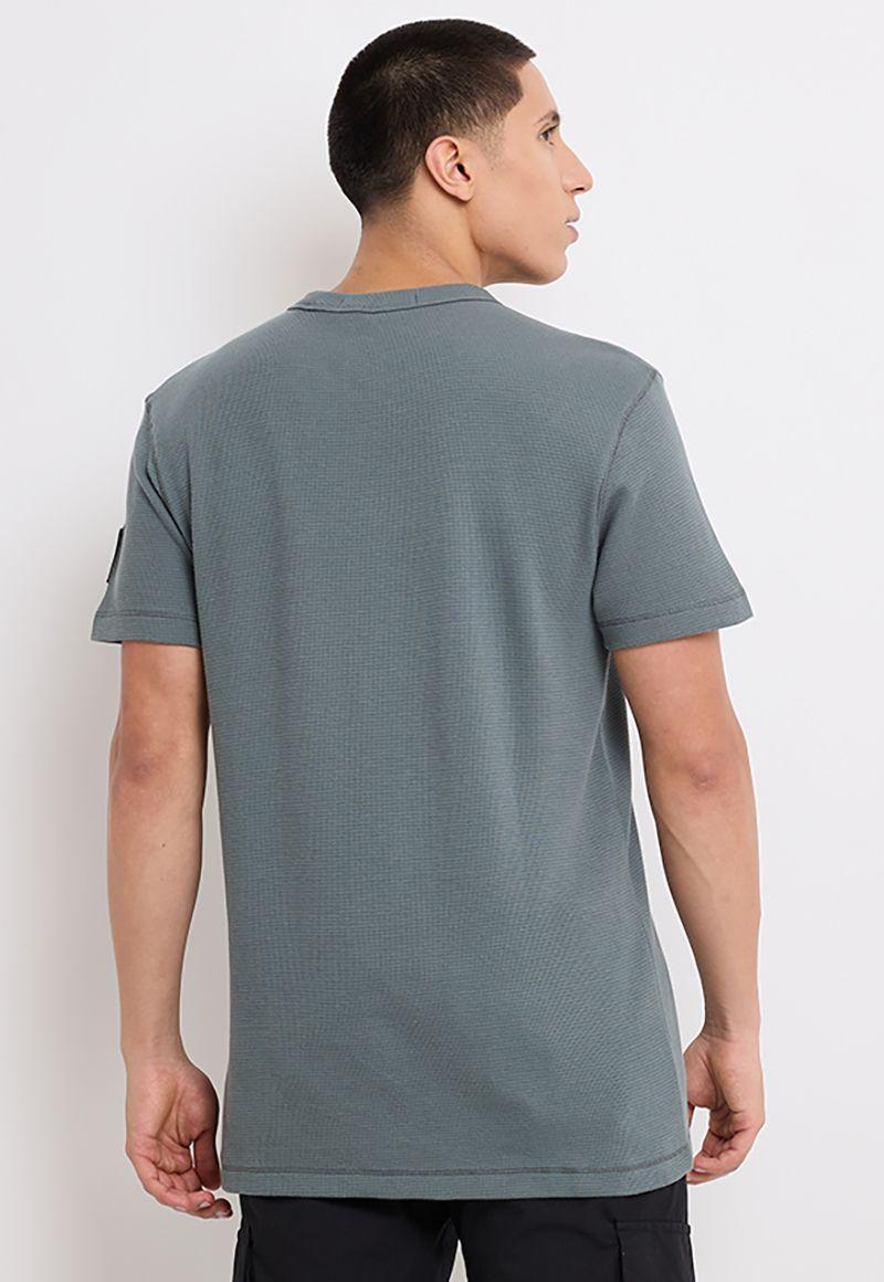 Polera Badge Waffle Gris Calvin Klein-2