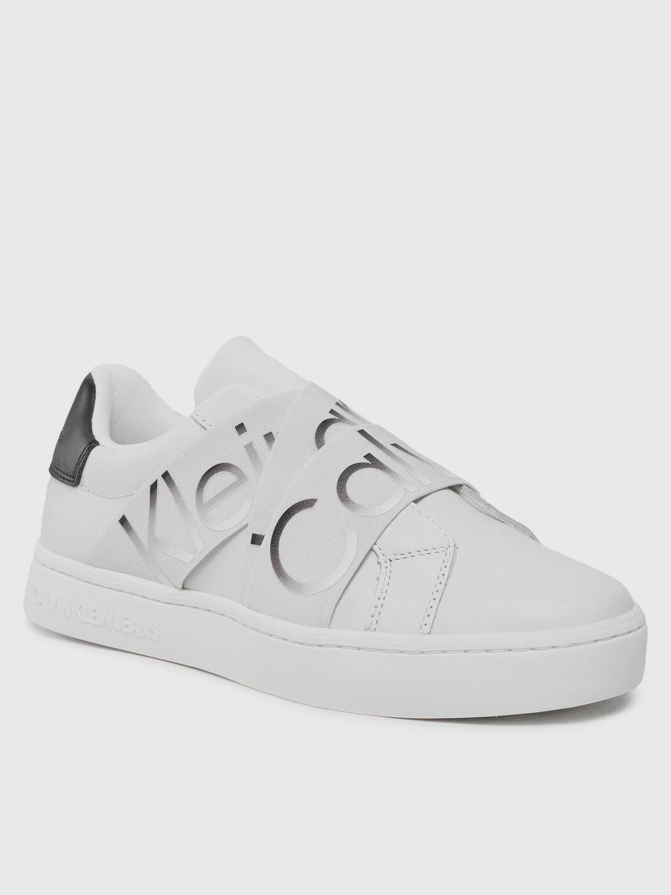 Zapatilla Cuero Classic Cup Elast Blanco Calvin Klein-0