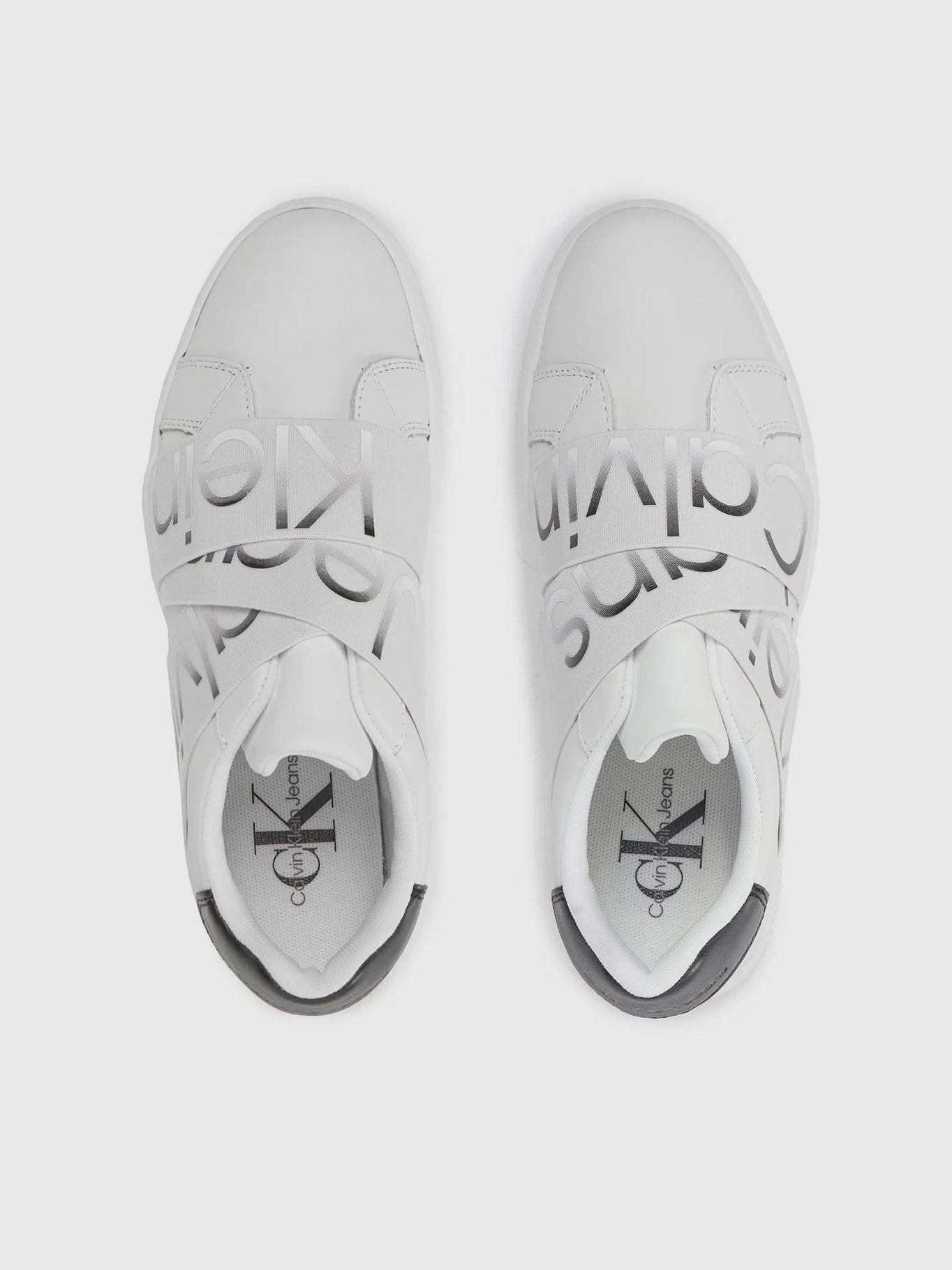 Zapatilla Cuero Classic Cup Elast Blanco Calvin Klein-2