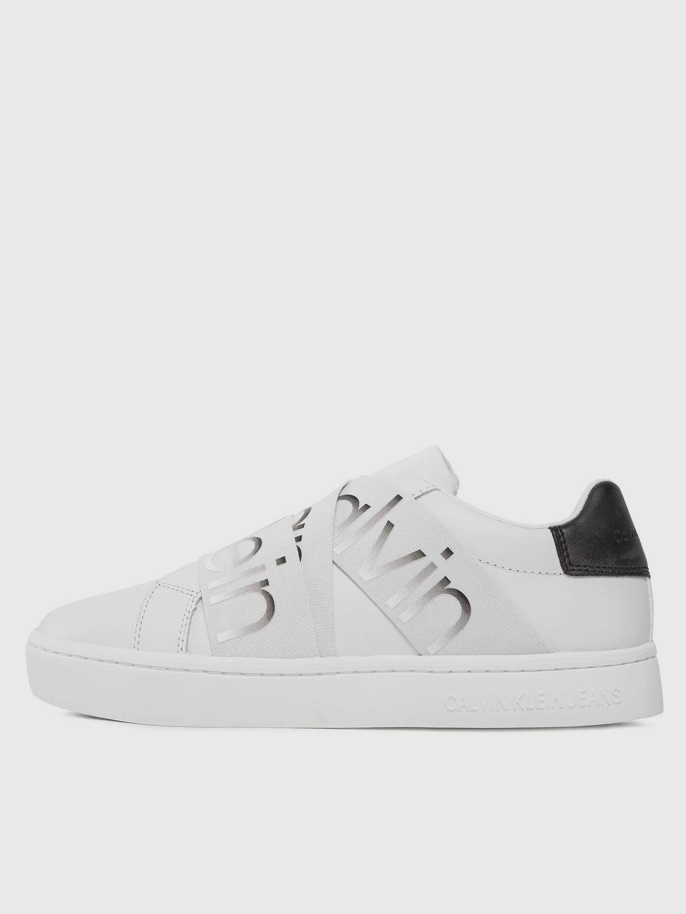 Zapatilla Cuero Classic Cup Elast Blanco Calvin Klein-5