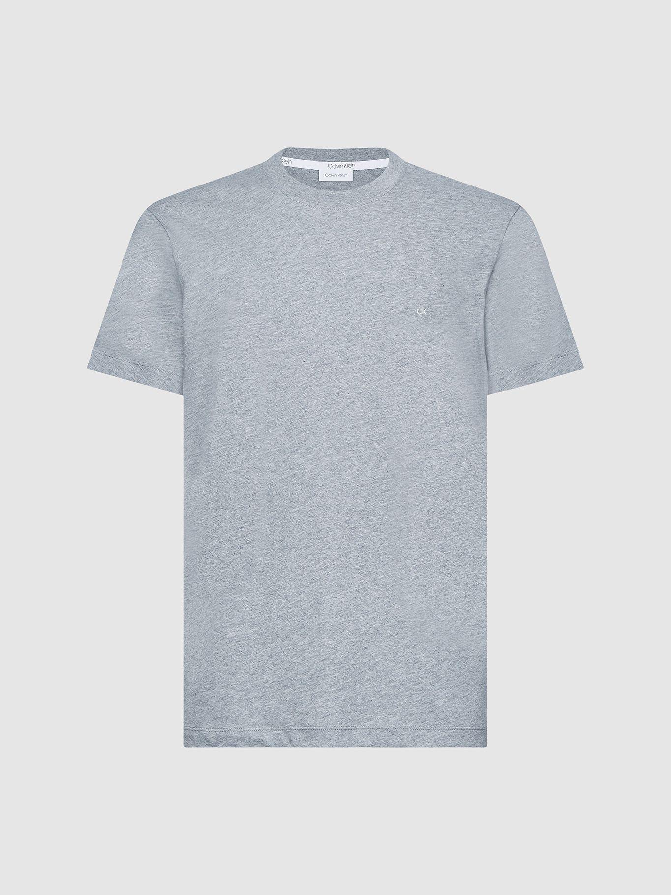 Polera Cotton Logo Embroidery Gris Calvin Klein-4