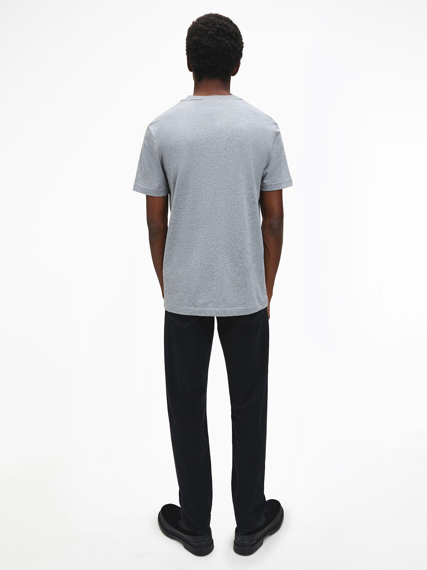 Polera Cotton Logo Embroidery Gris Calvin Klein-2