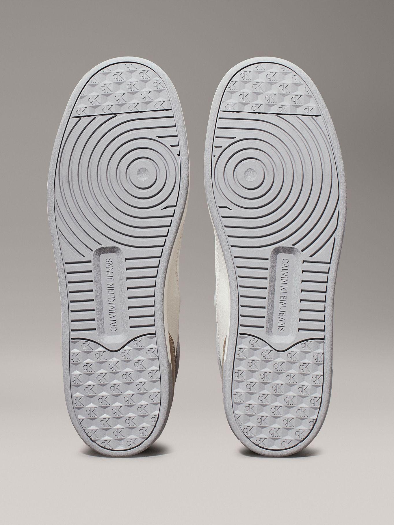 Zapatillas de Cuero Basket Cup Mid Blanco Calvin Klein-3