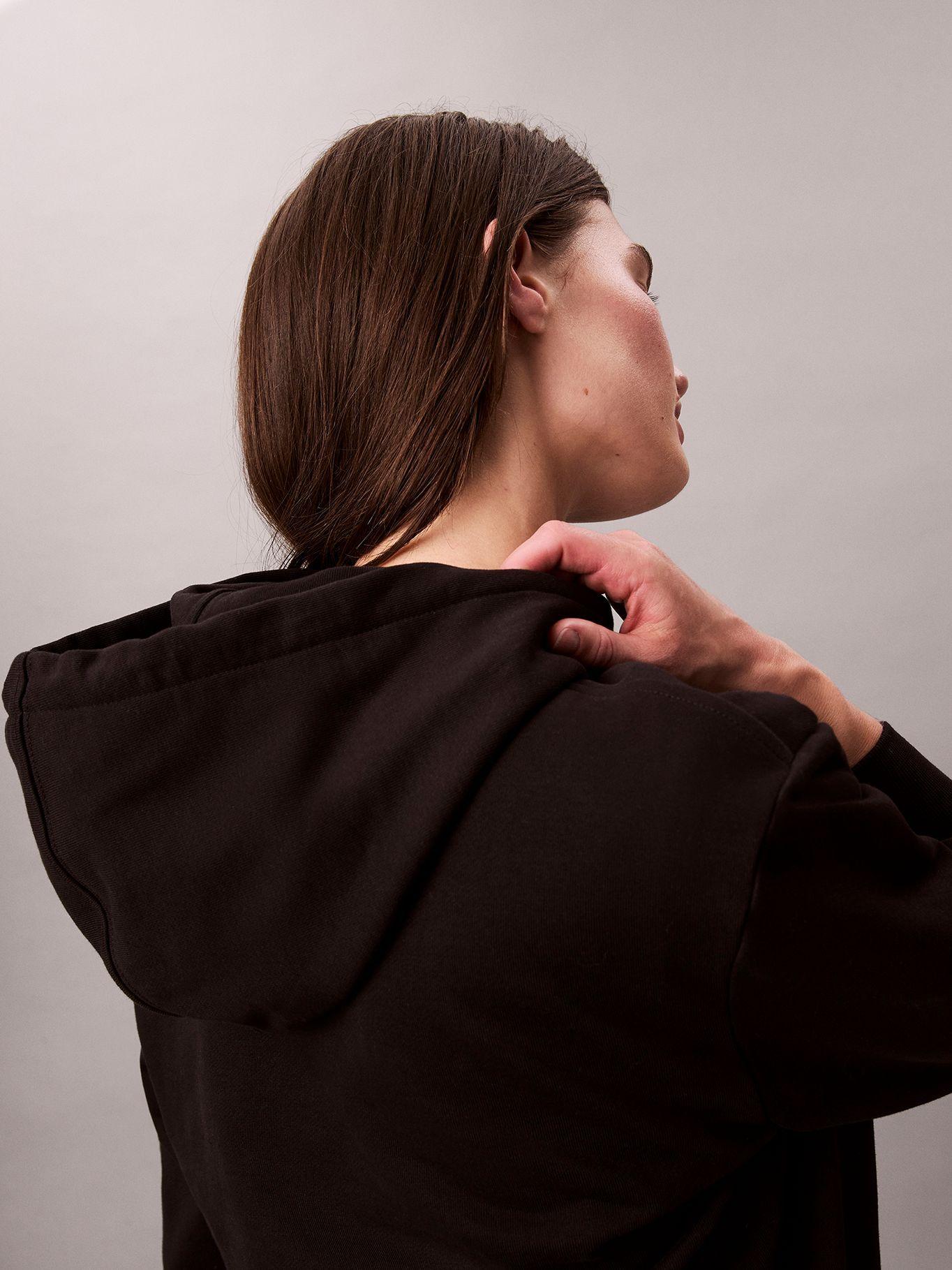 Polerón con Gorro Archive Negro Calvin Klein-4