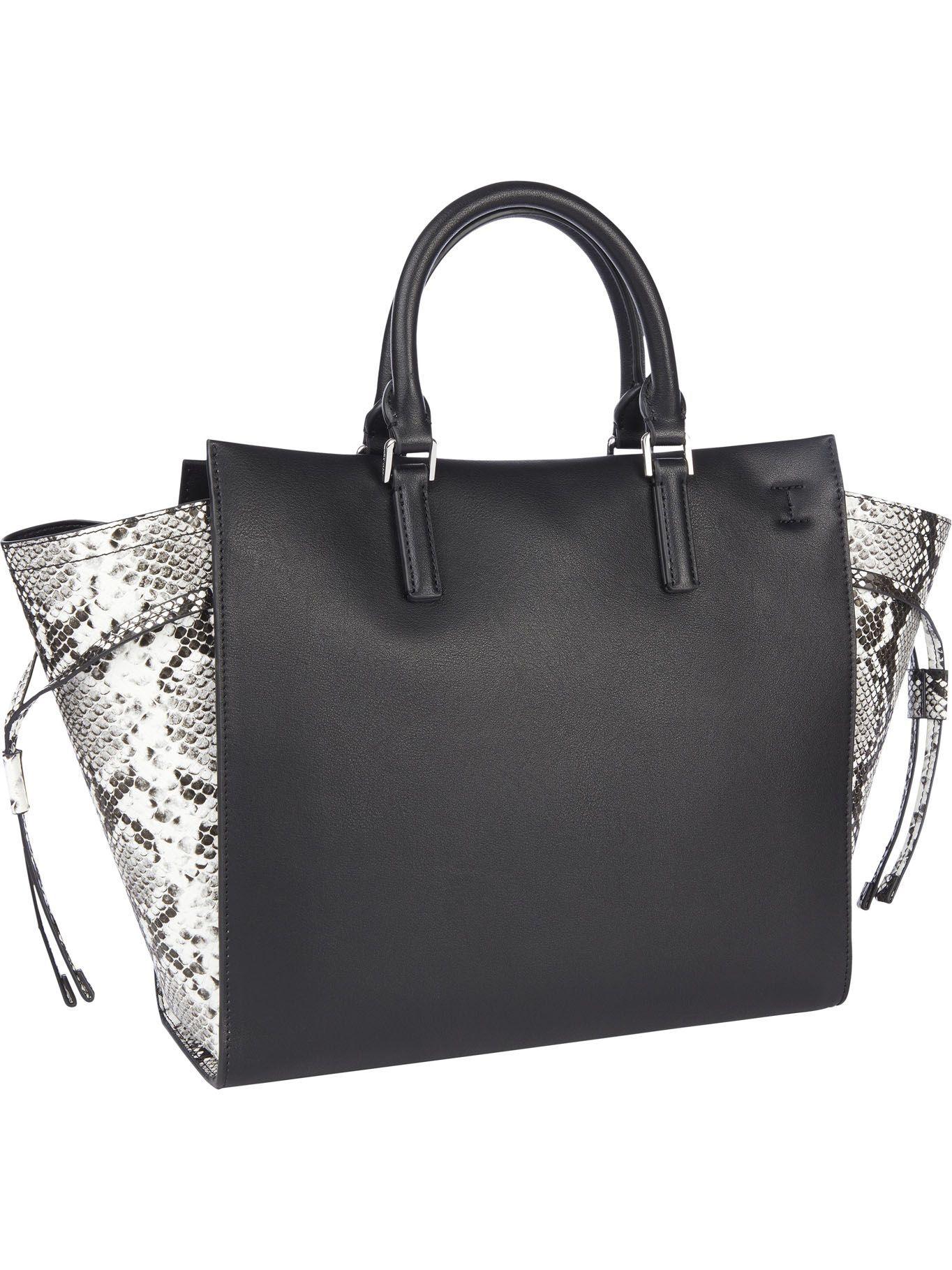 Cartera Tote Re-Lock Negro Calvin Klein Mujer-1