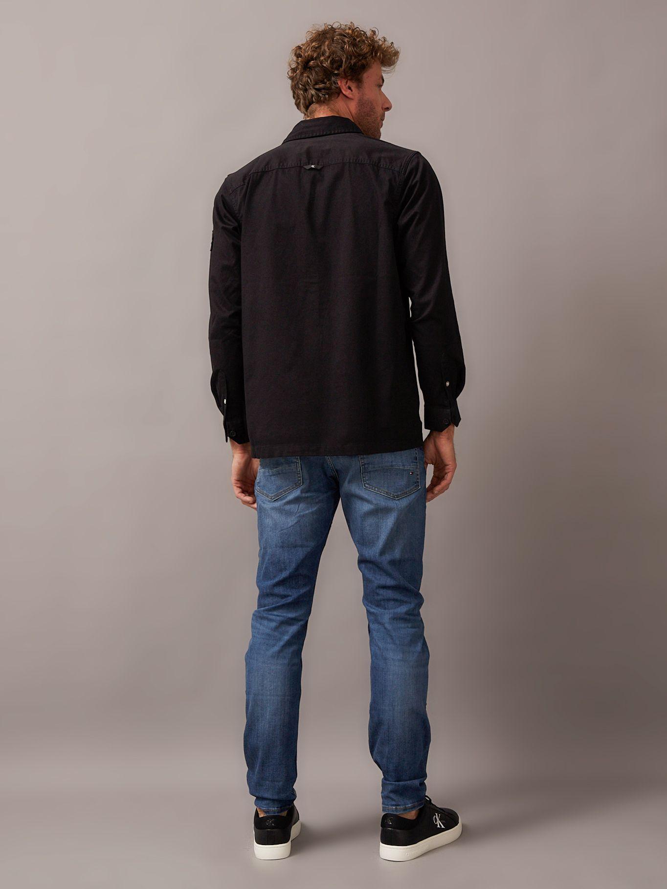 Camisa Monologo Badge Negro Calvin Klein-2