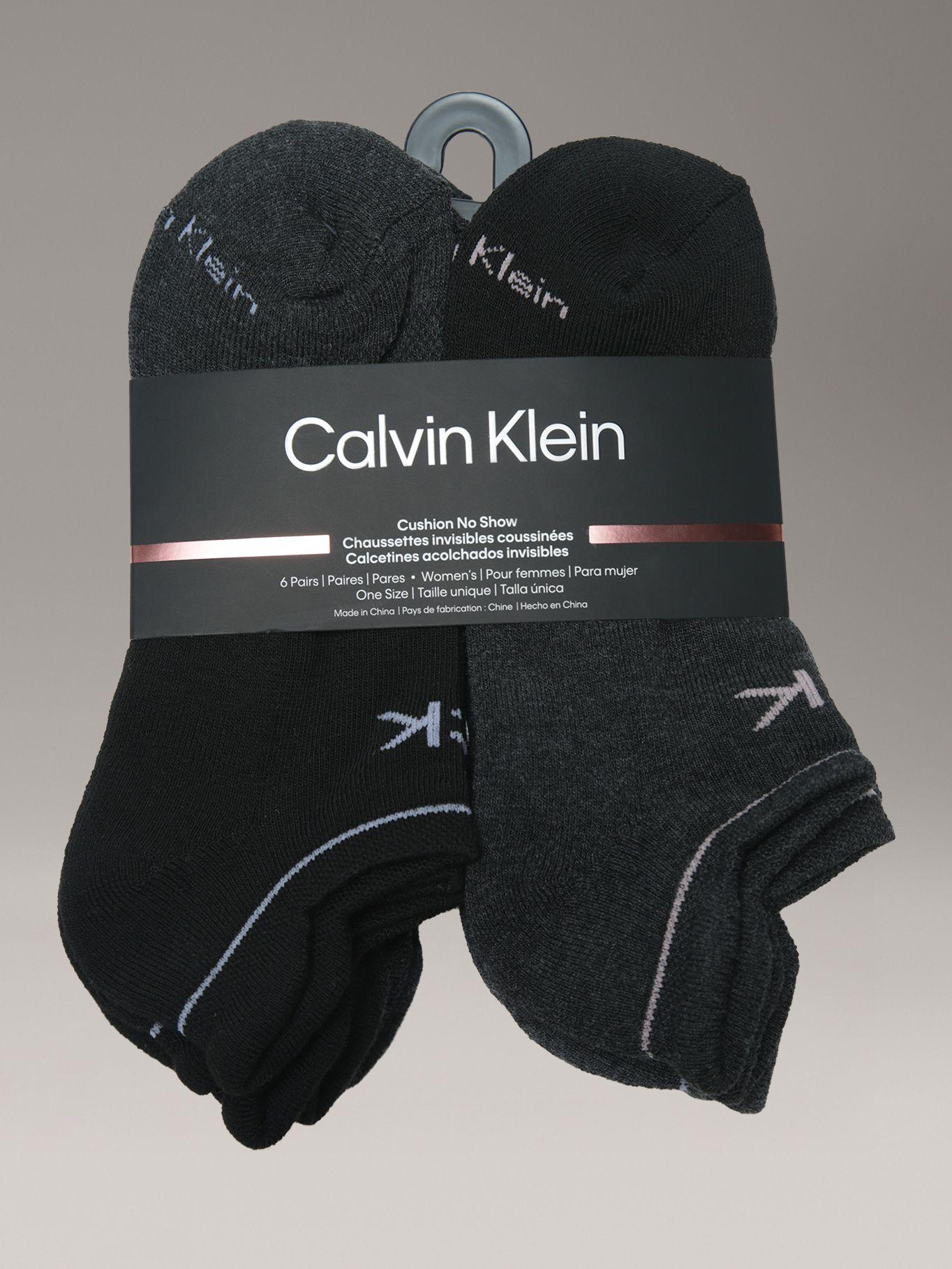 Pack 6 Calcetin Deportivo Invisible Negro Calvin Klein-2