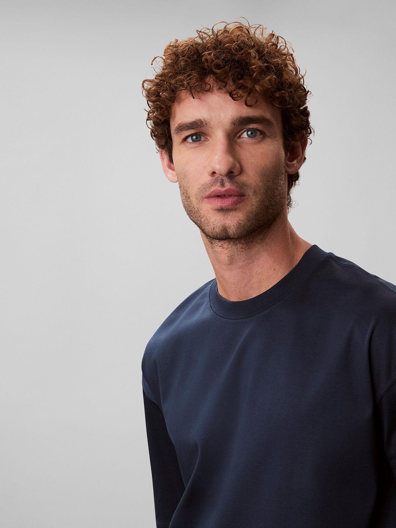 Polera Interlock Premium Azul Calvin Klein-4
