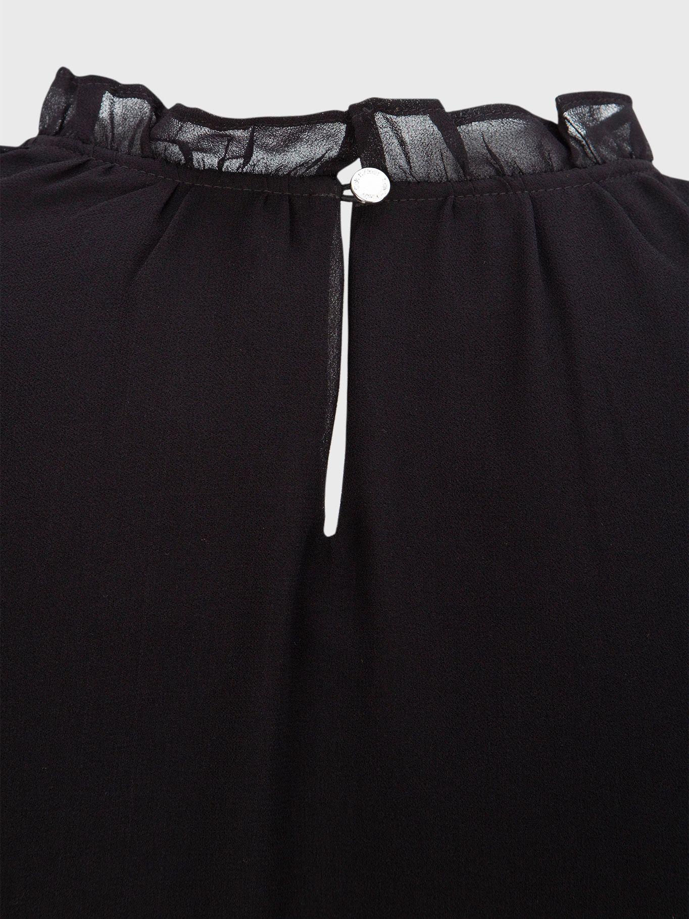 Blusa Tie Front Negro Calvin Klein-2