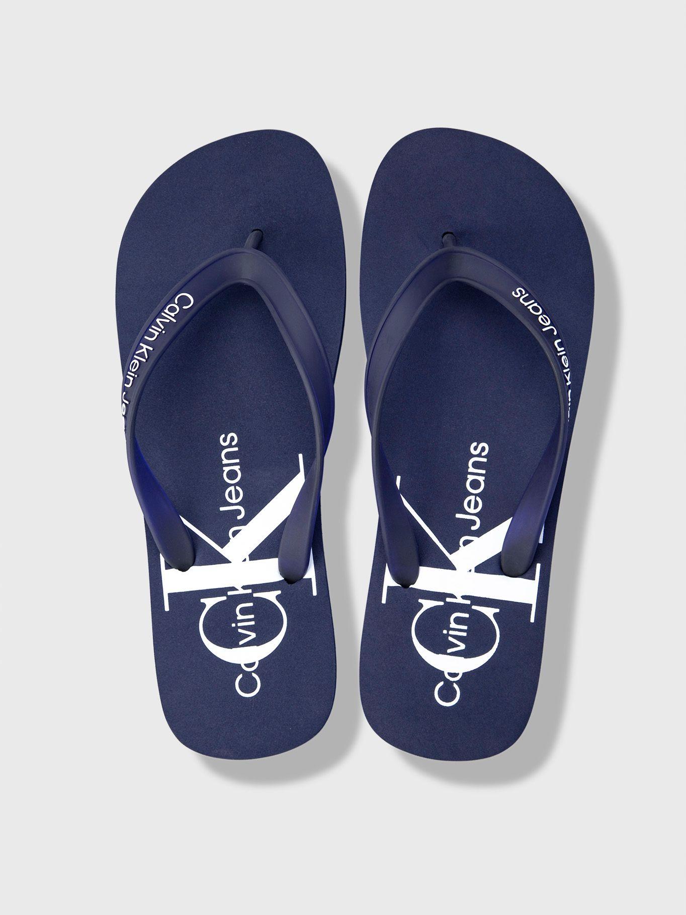 Sandalia Monogram Azul Calvin Klein-3