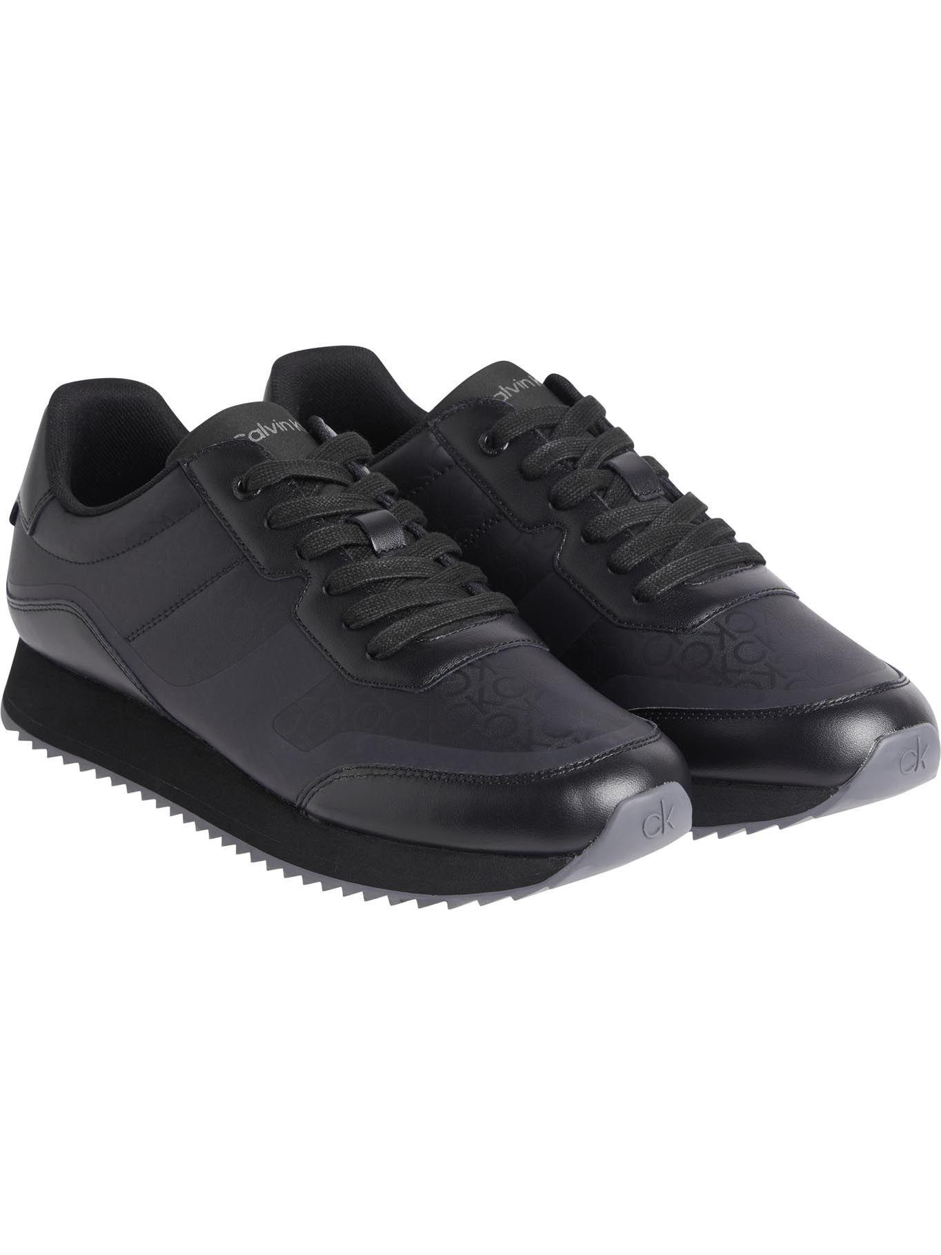 Zapatilla Low Top Lace Up Heat Negro Calvin Klein-0