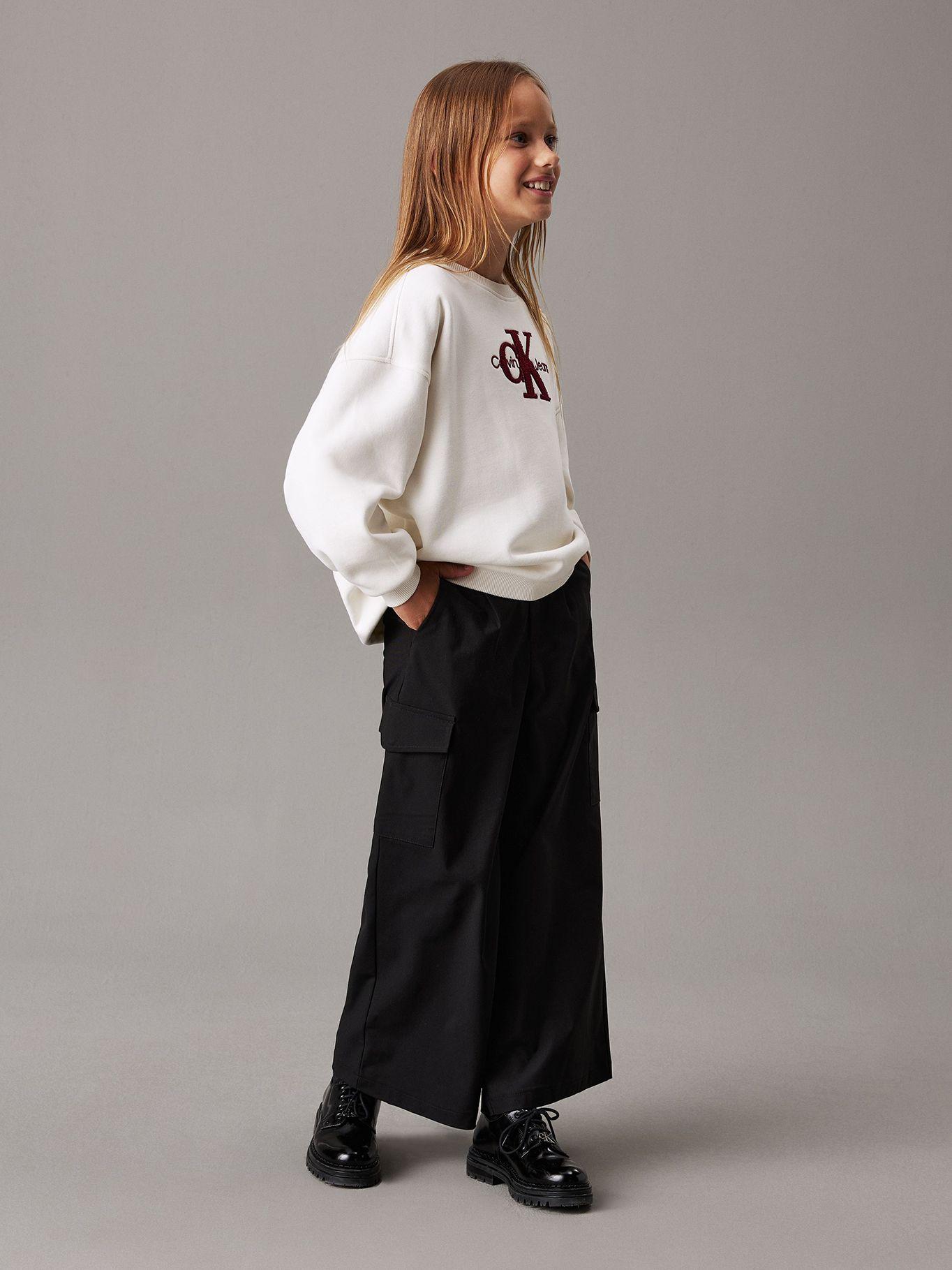 Pantalón Niña Dry Knit Cargo Negro Calvin Klein-1
