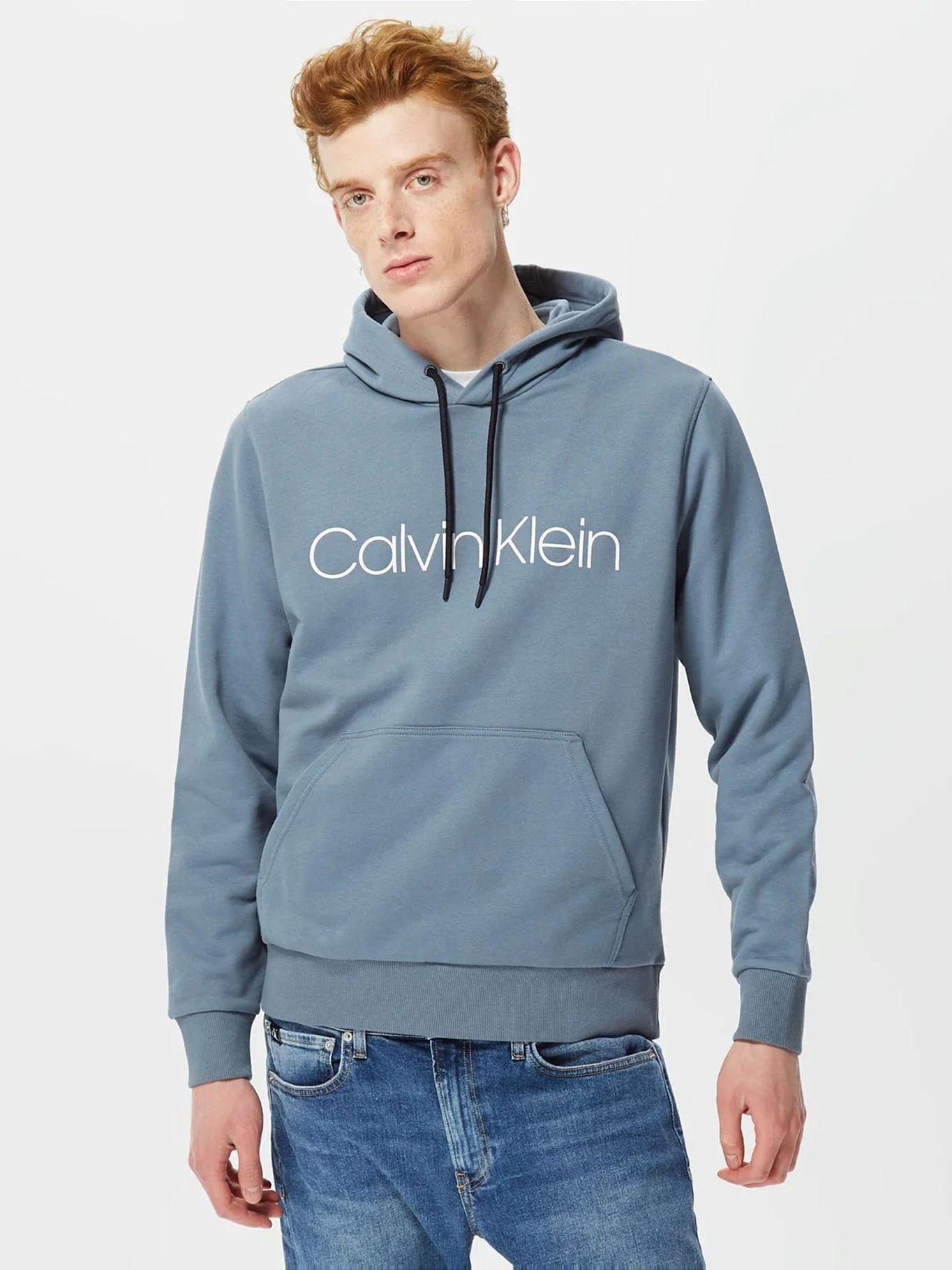 Sudadera con capucha y logo Gris Calvin Klein K10K107033-POC-0