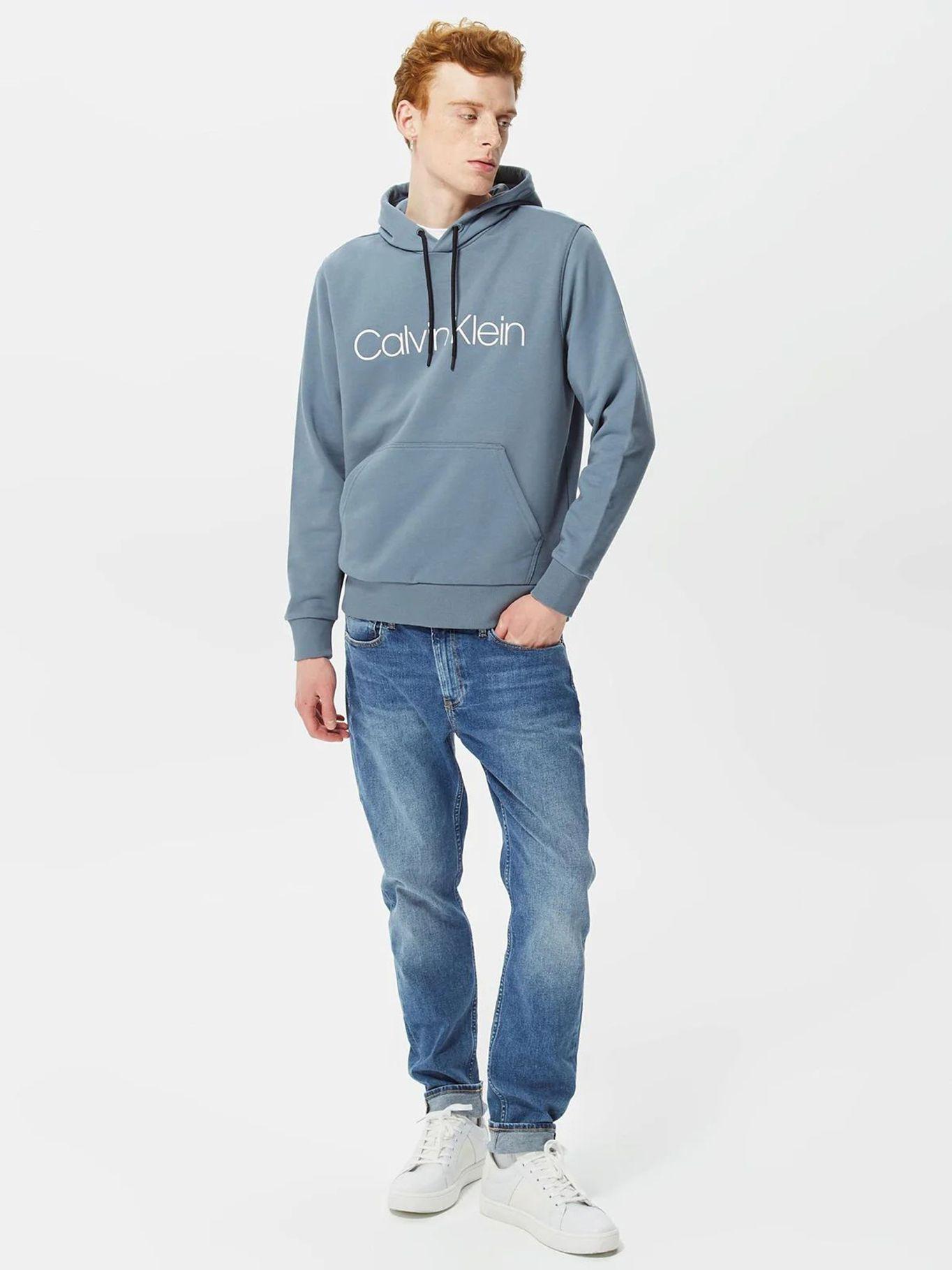 Sudadera con capucha y logo Gris Calvin Klein K10K107033-POC-1