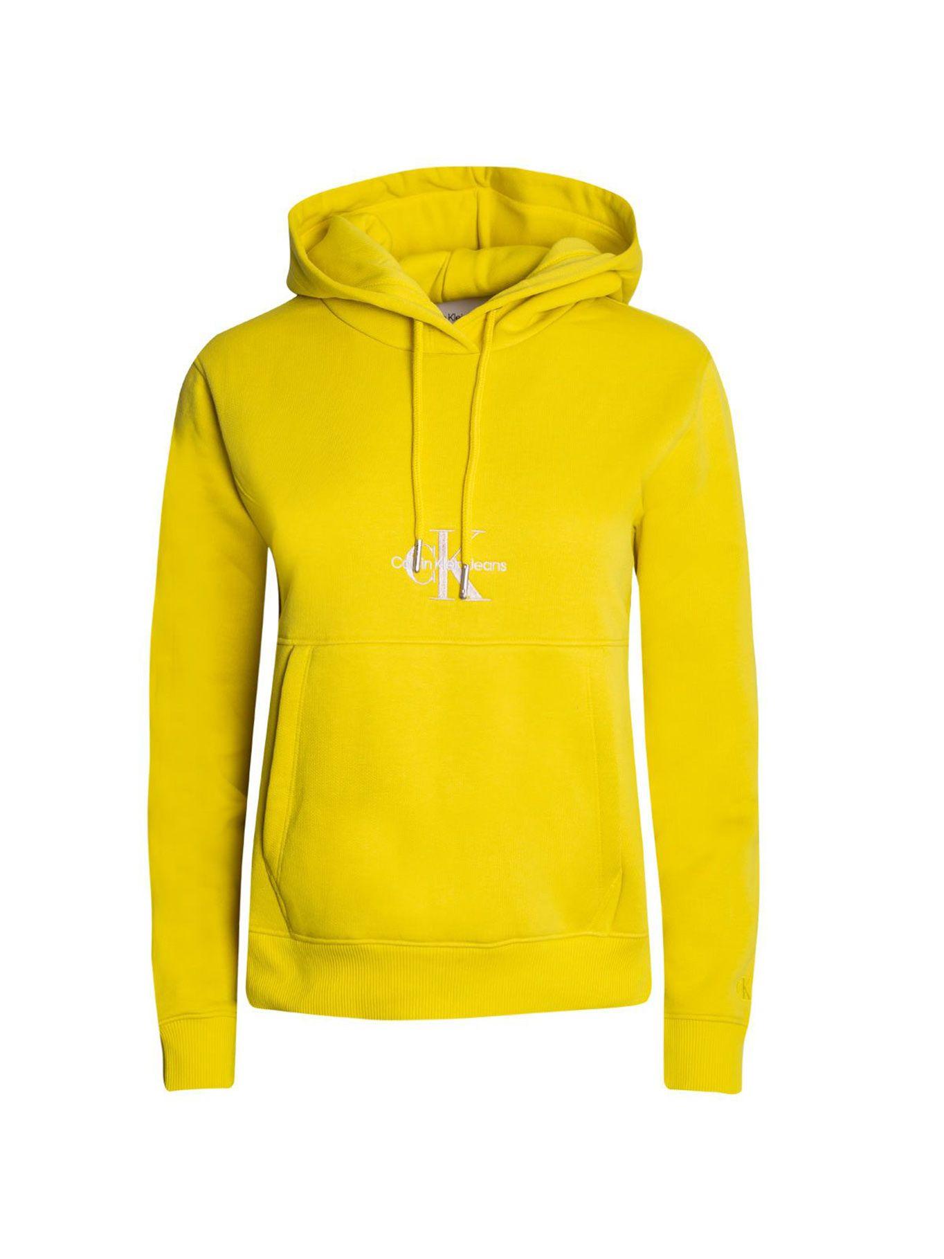 Polerón Hoodie Monogram Logo Amarillo Calvin Klein-0