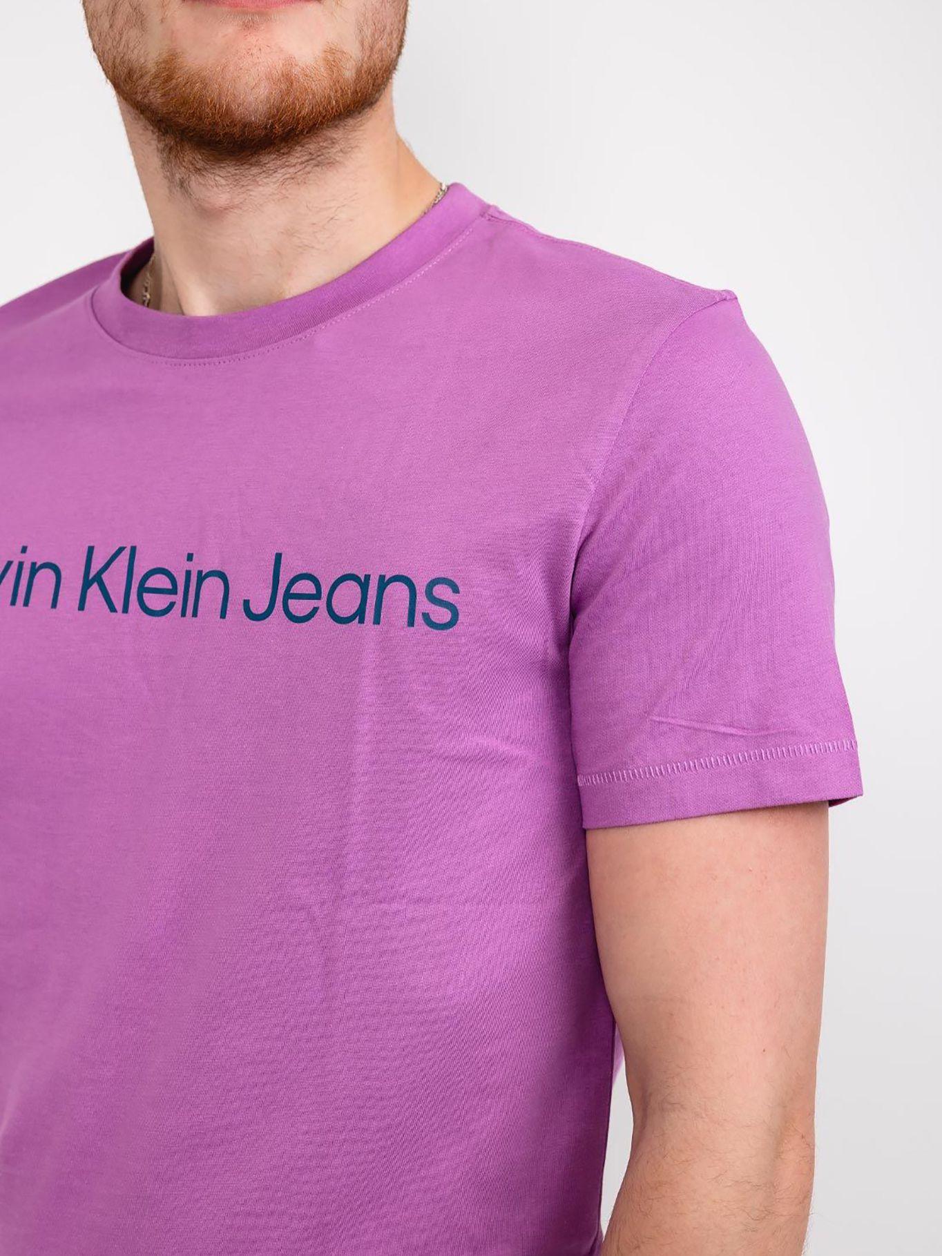 Camiseta con logo Violeta Calvin Klein J30J322344-VDR-2