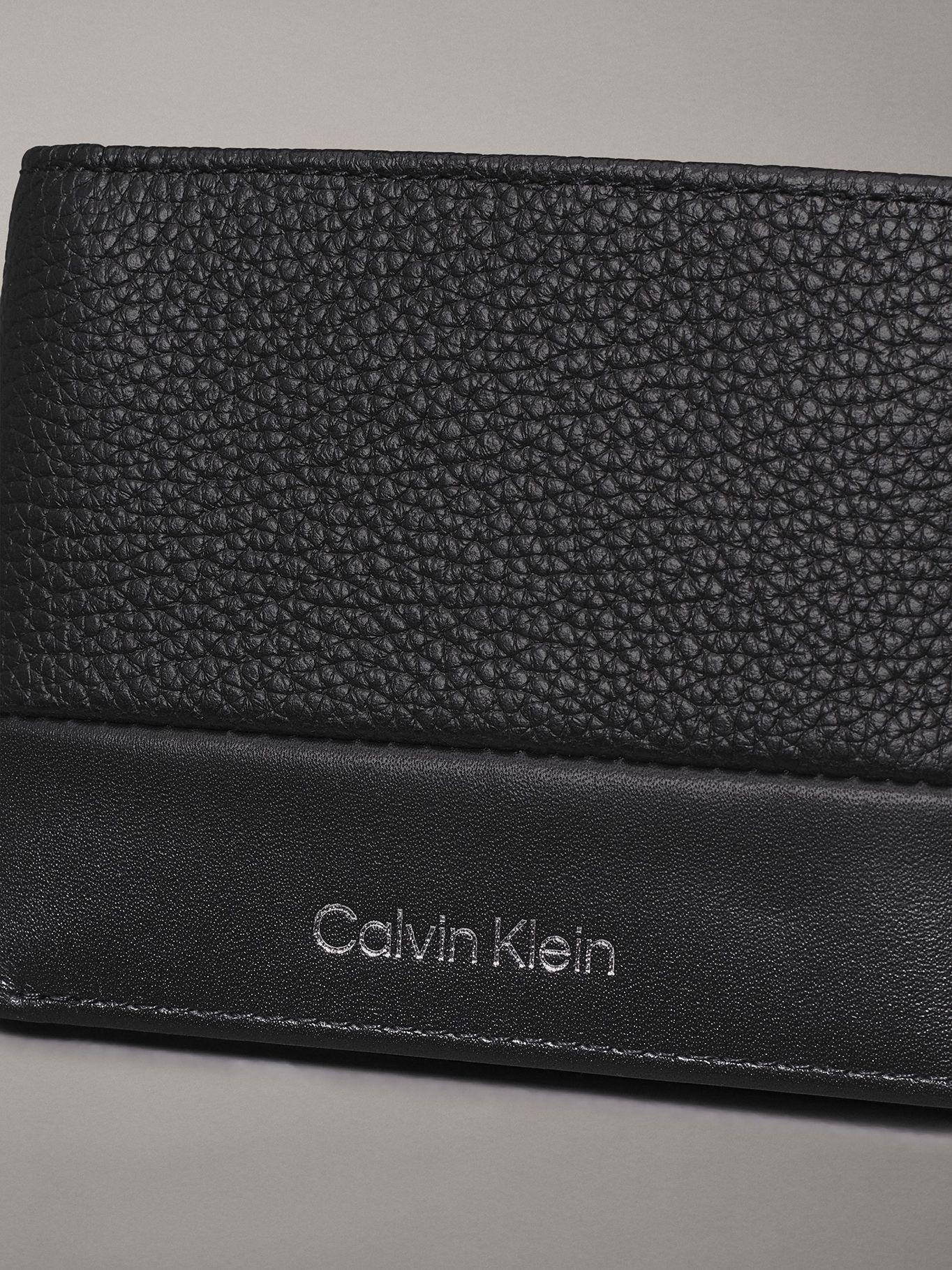 Billetera Subtle Mix Bifold 6Cc W Negro Calvin Klein-3