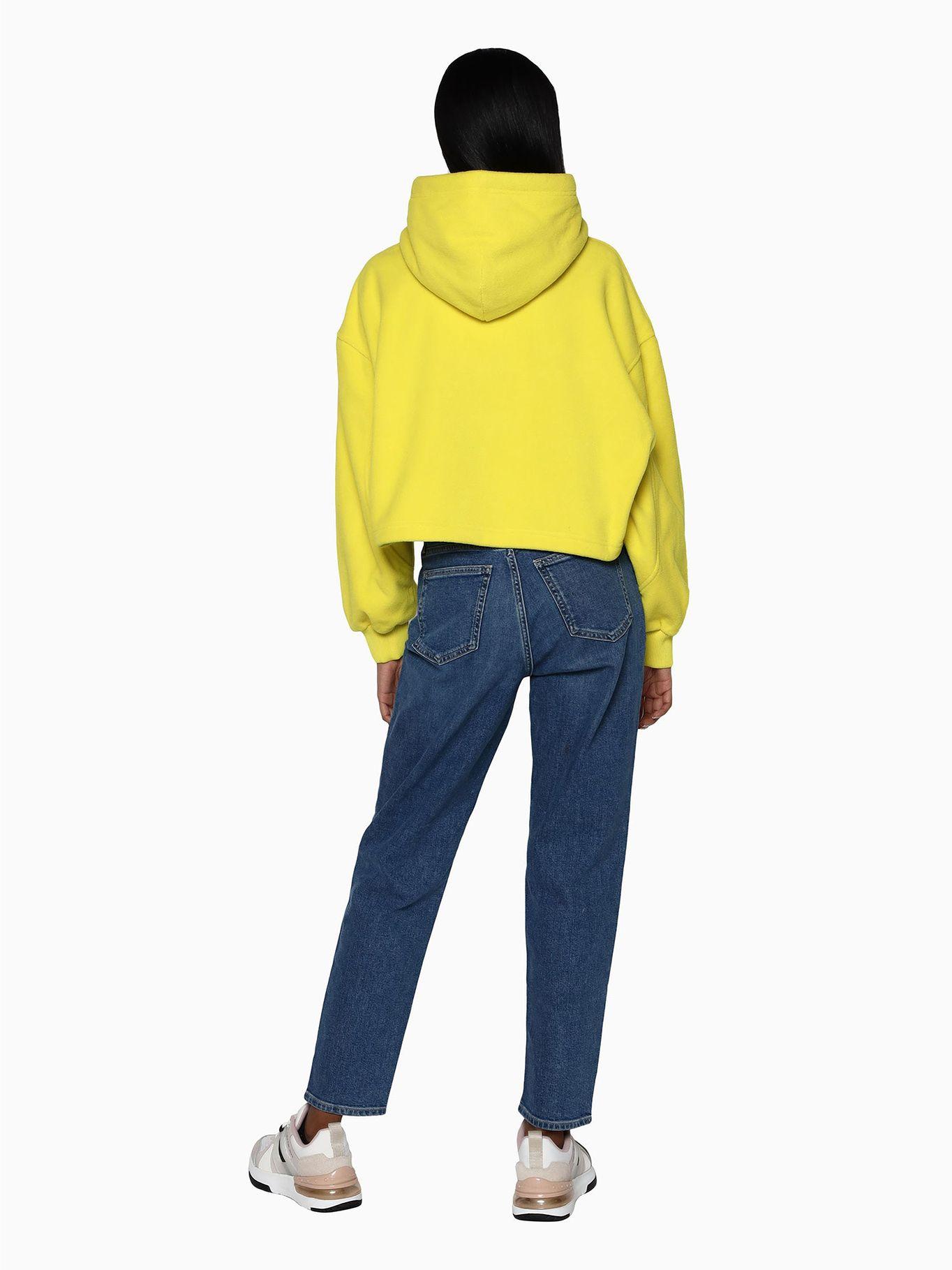 Polerón Hoodie Polar Fleece Amarillo Calvin Klein-2