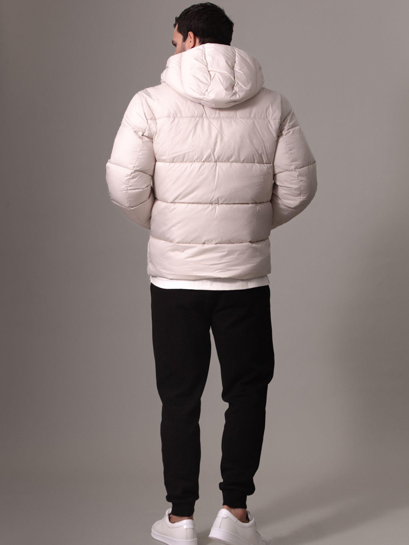 Parka con Gorro Quilt Puffer Crema Calvin Klein-2